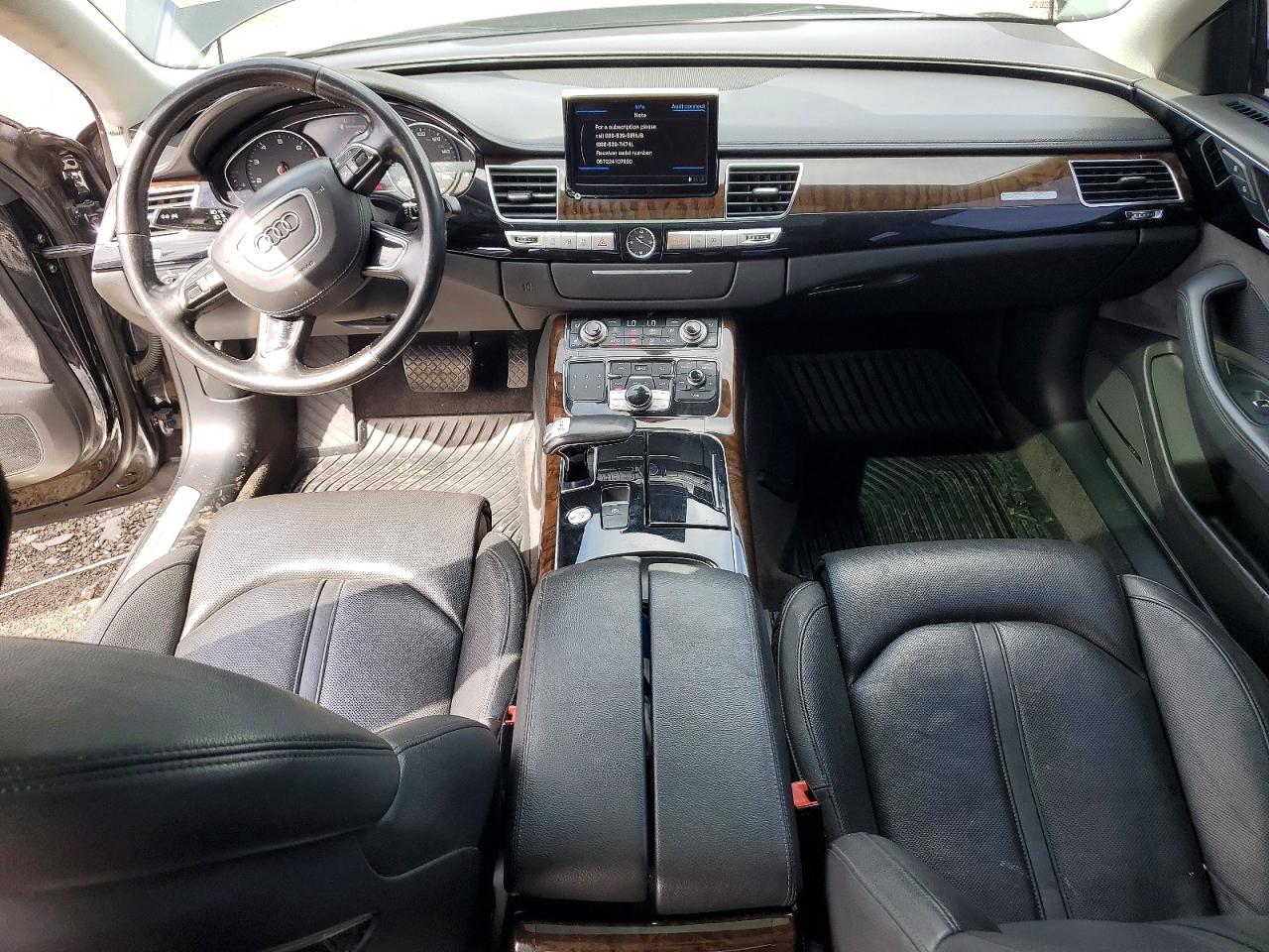 2014 Audi A8 L Quattro Черный vin: WAURGAFDXEN004650