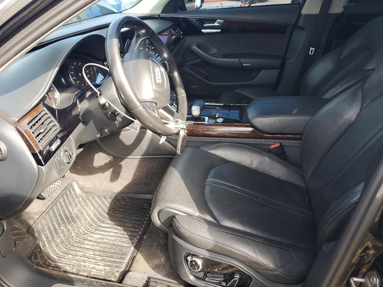 2014 Audi A8 L Quattro Черный vin: WAURGAFDXEN004650