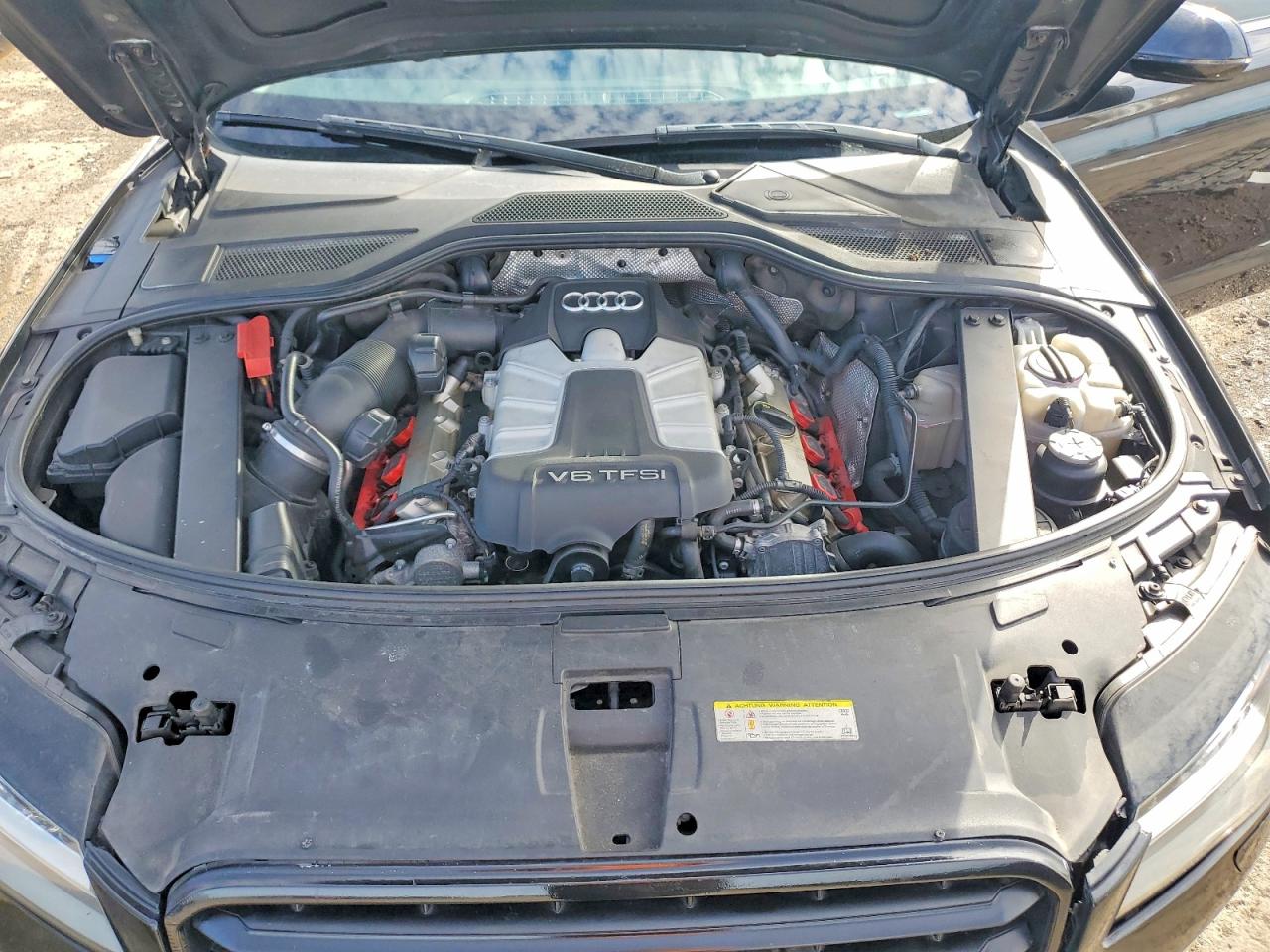 2014 Audi A8 L Quattro Черный vin: WAURGAFDXEN004650