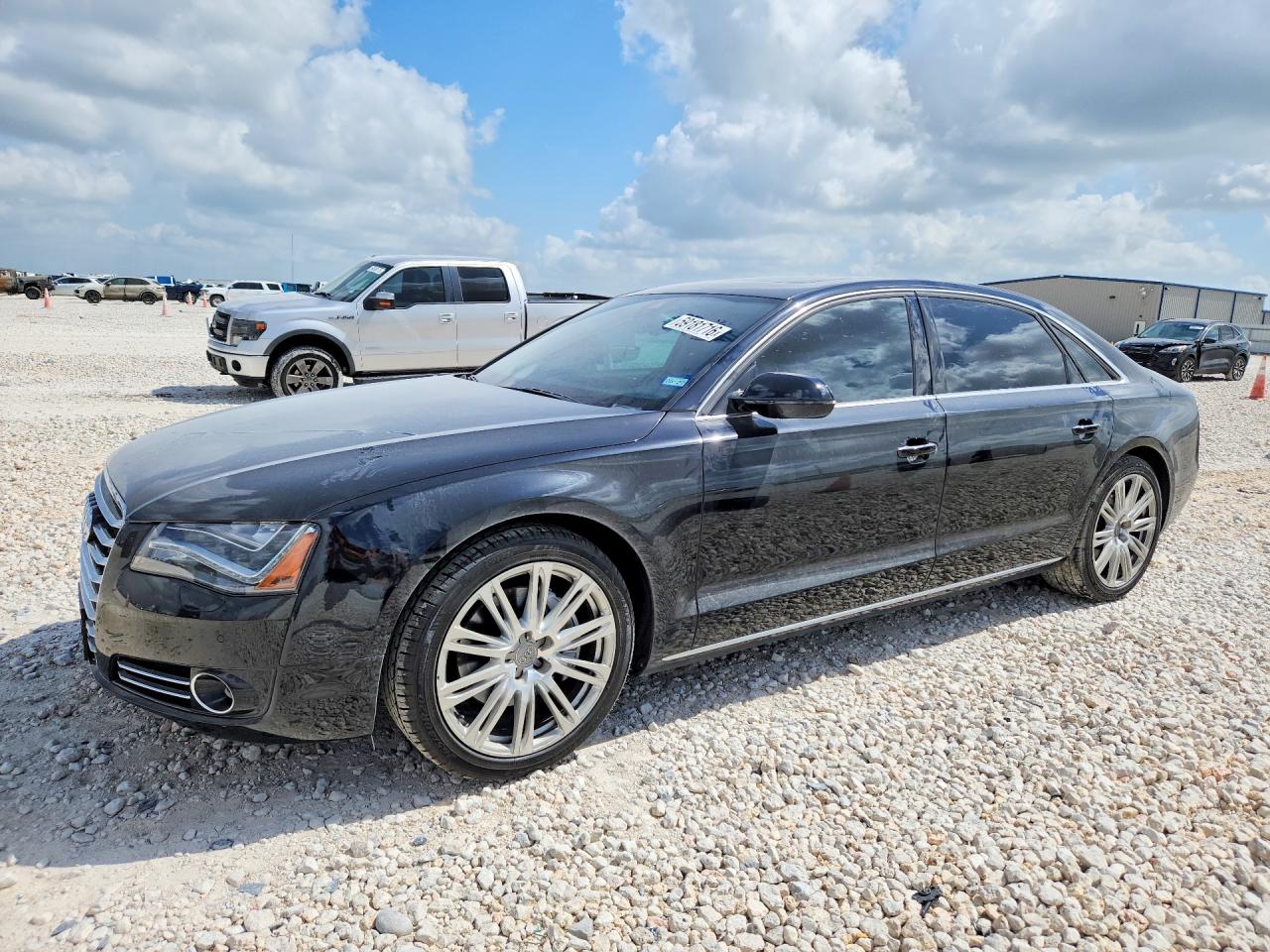2014 Audi A8 L Tdi Quattro Черный vin: WAURMAFD0EN006478