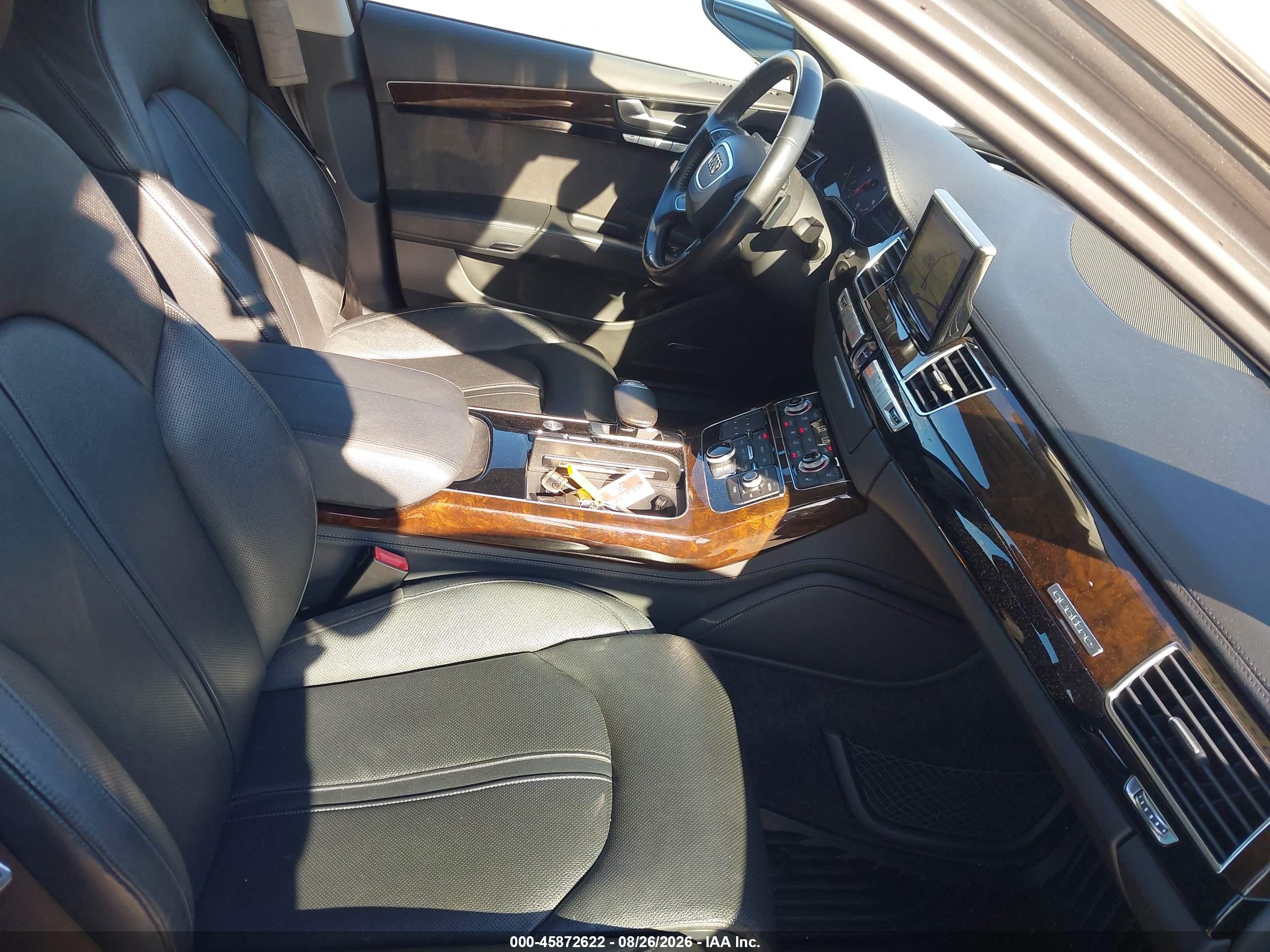 2014 Audi A8 L 3.0 Tdi Gray vin: WAURMAFD5EN014334