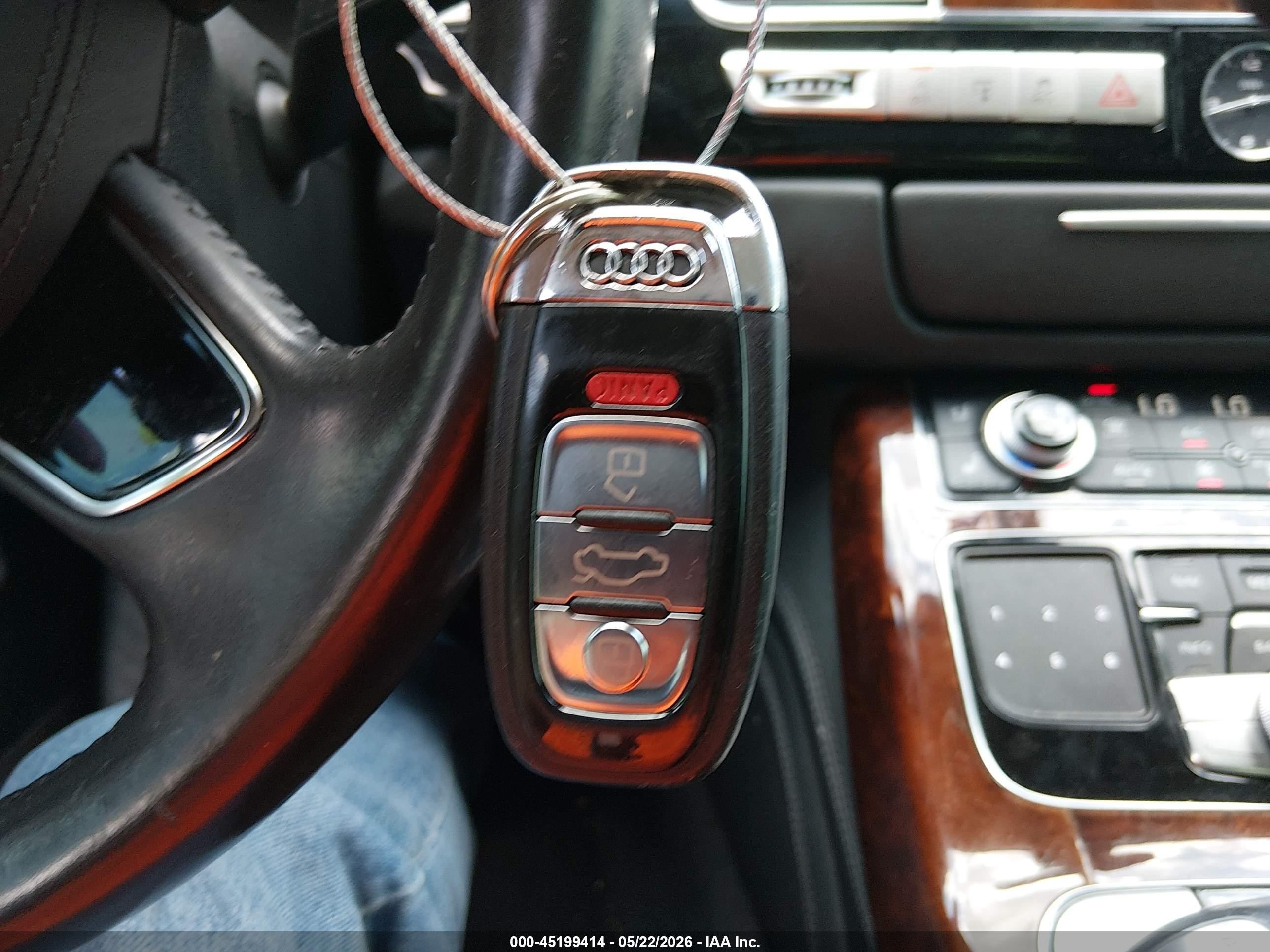2014 Audi A8 L 3.0 Tdi White vin: WAURMAFD8EN001075