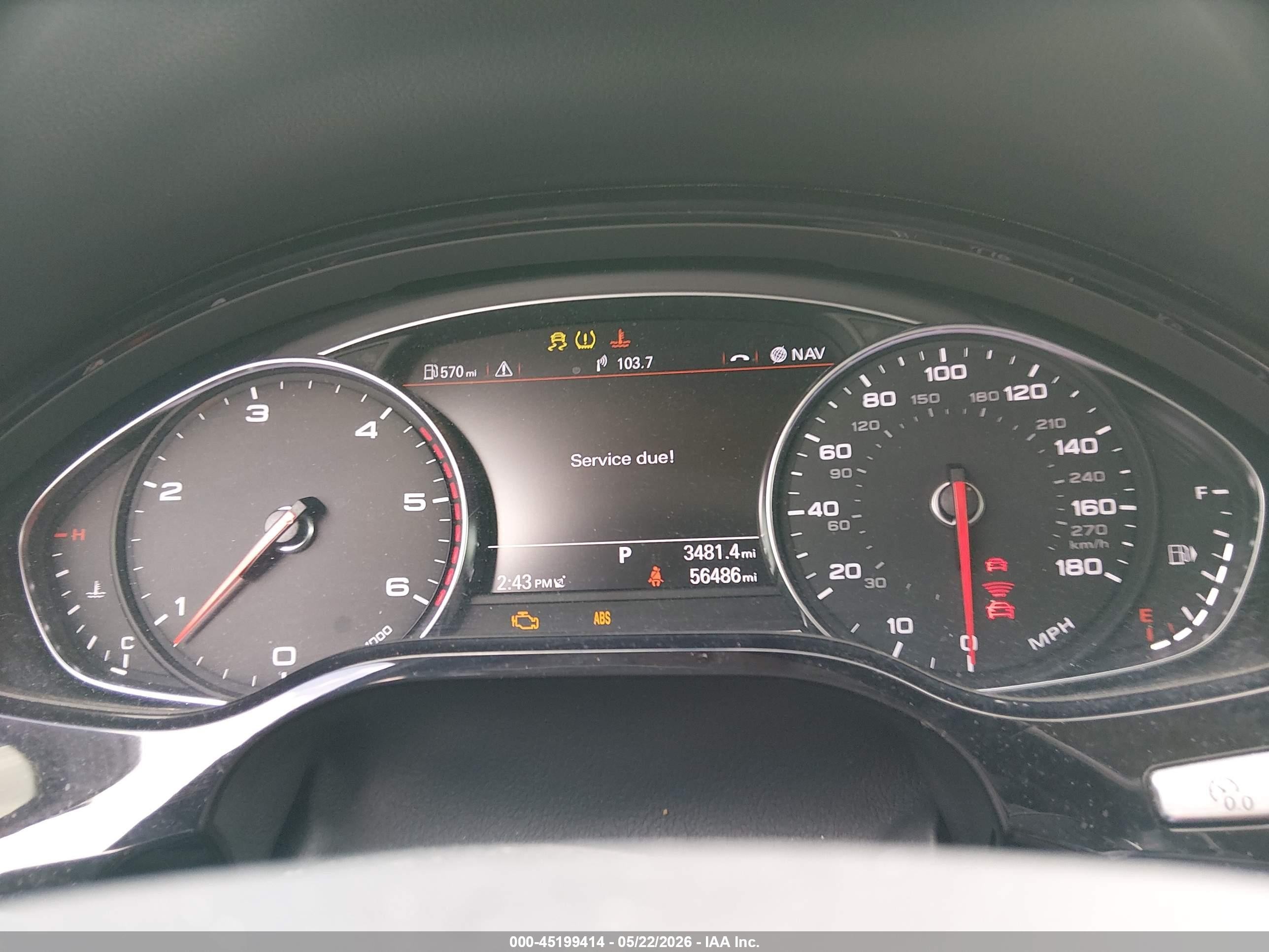 2014 Audi A8 L 3.0 Tdi White vin: WAURMAFD8EN001075