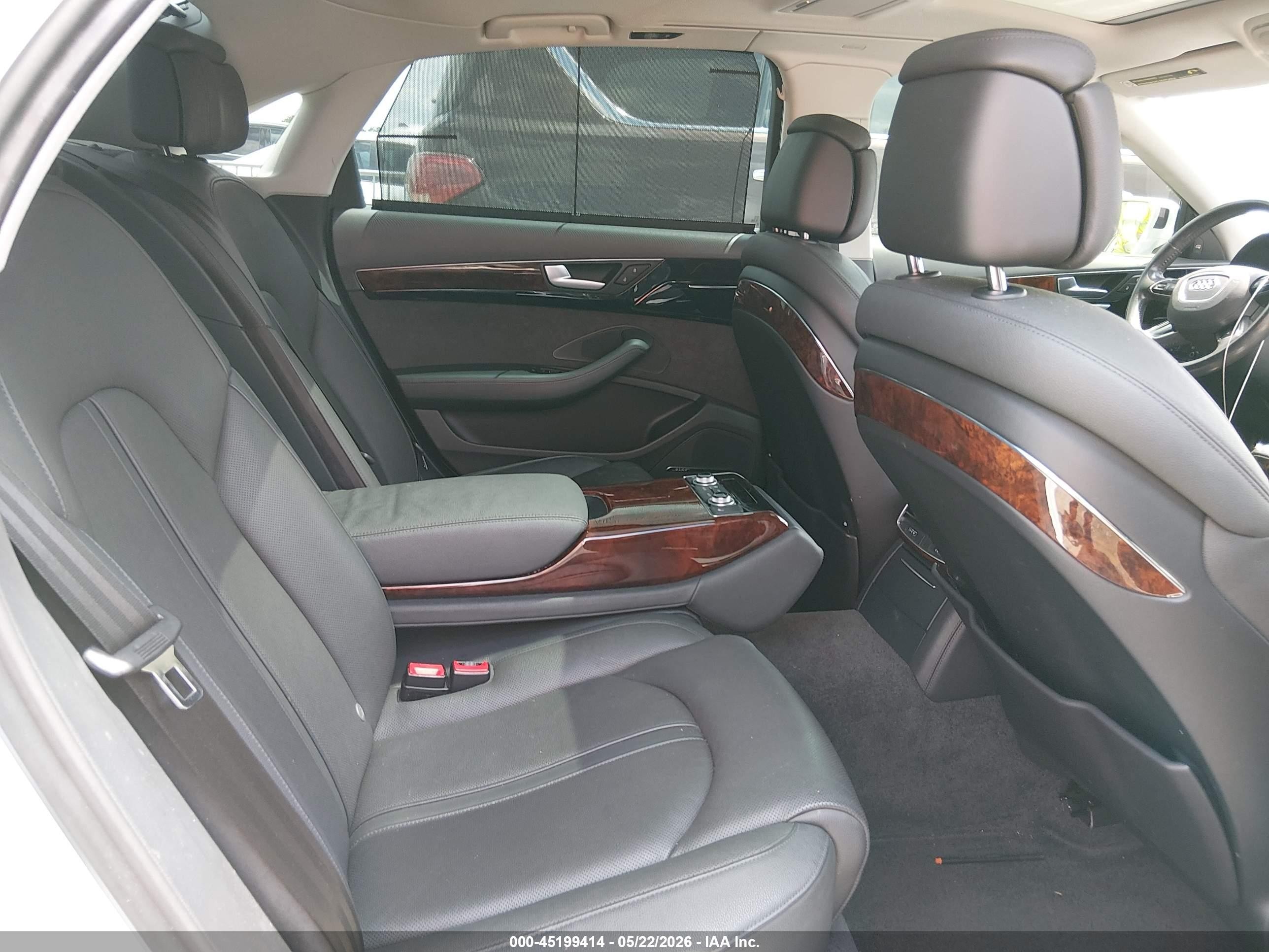 2014 Audi A8 L 3.0 Tdi White vin: WAURMAFD8EN001075