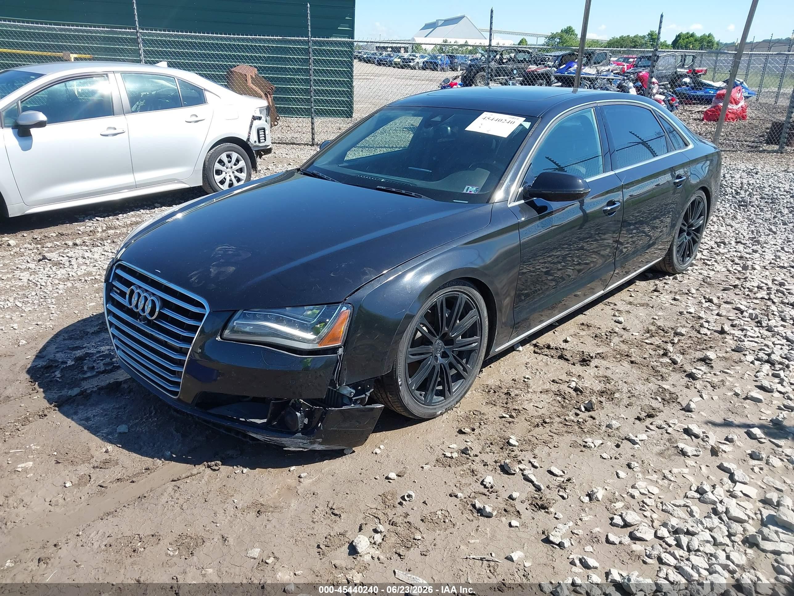 2014 Audi A8 L 3.0 Tdi Black vin: WAURMAFDXEN006813