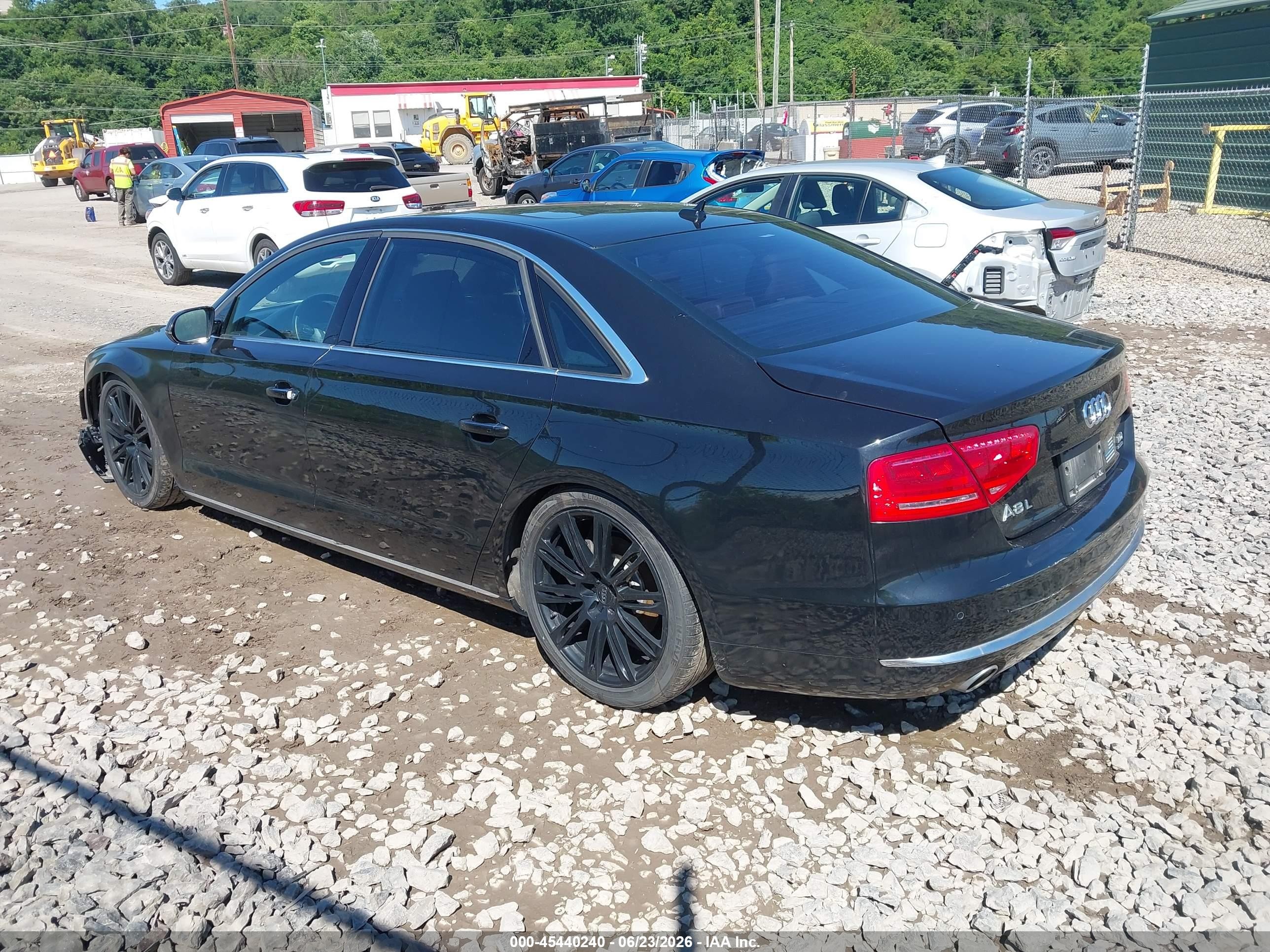 2014 Audi A8 L 3.0 Tdi Black vin: WAURMAFDXEN006813