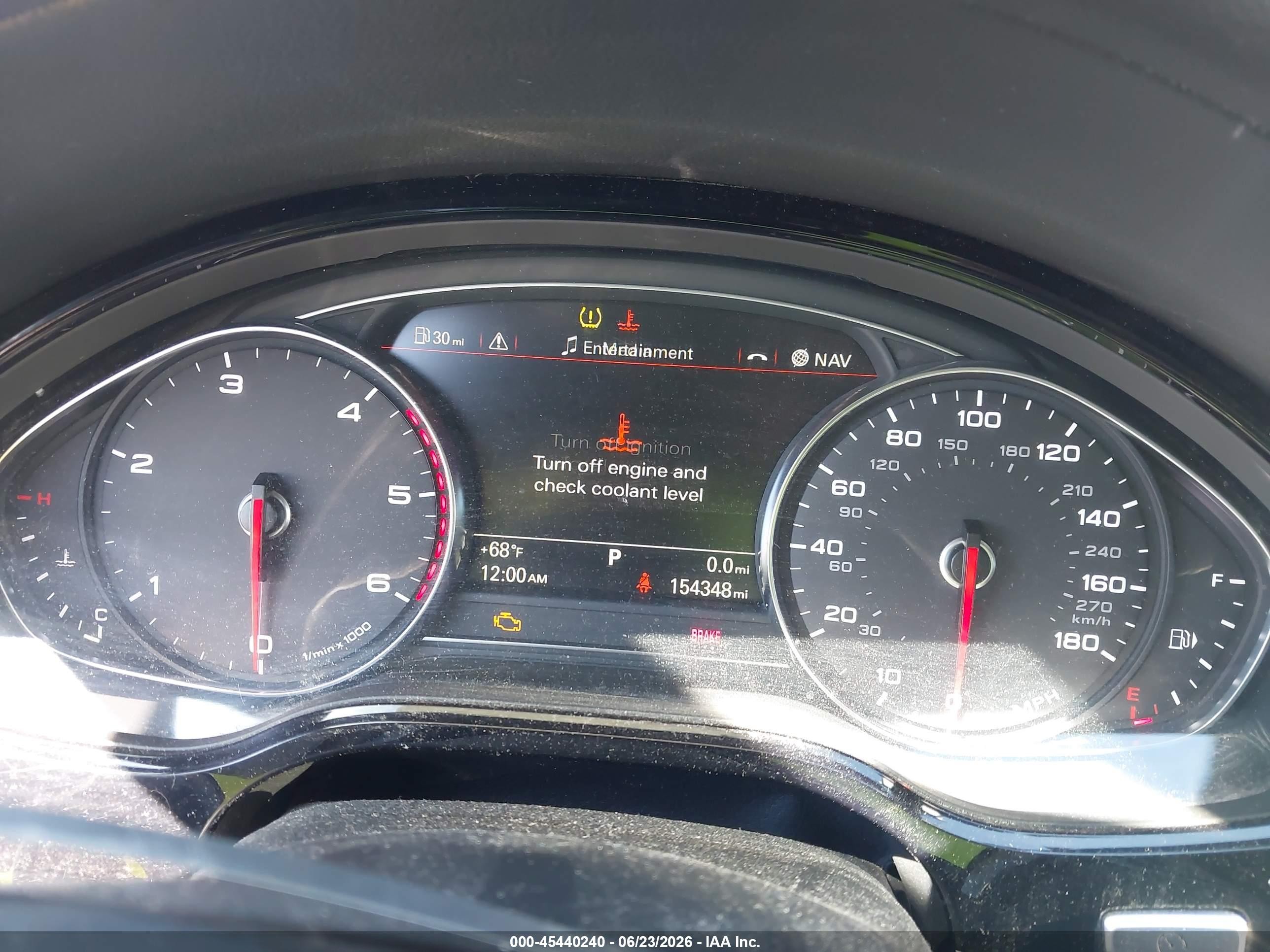 2014 Audi A8 L 3.0 Tdi Black vin: WAURMAFDXEN006813