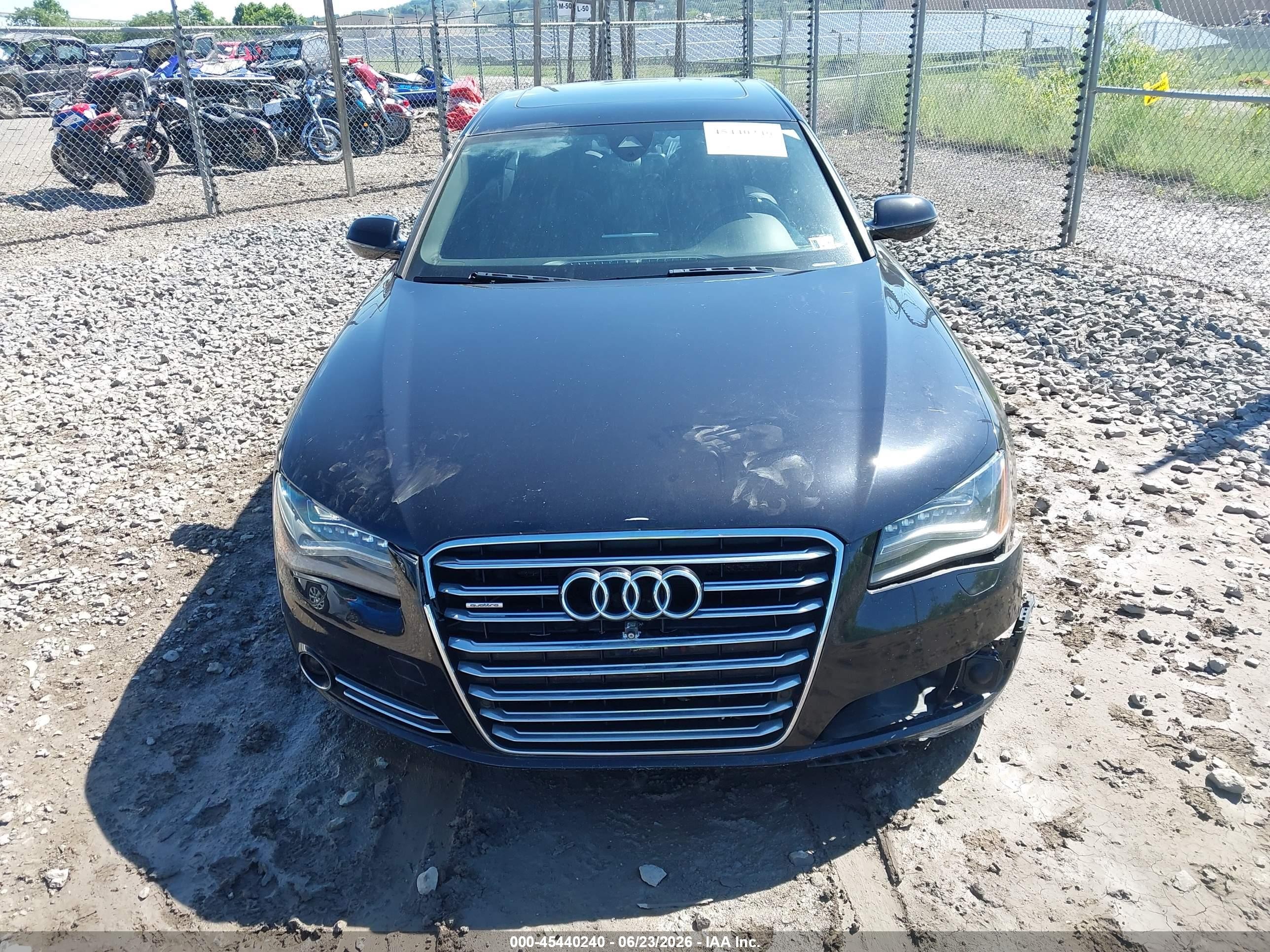 2014 Audi A8 L 3.0 Tdi Black vin: WAURMAFDXEN006813