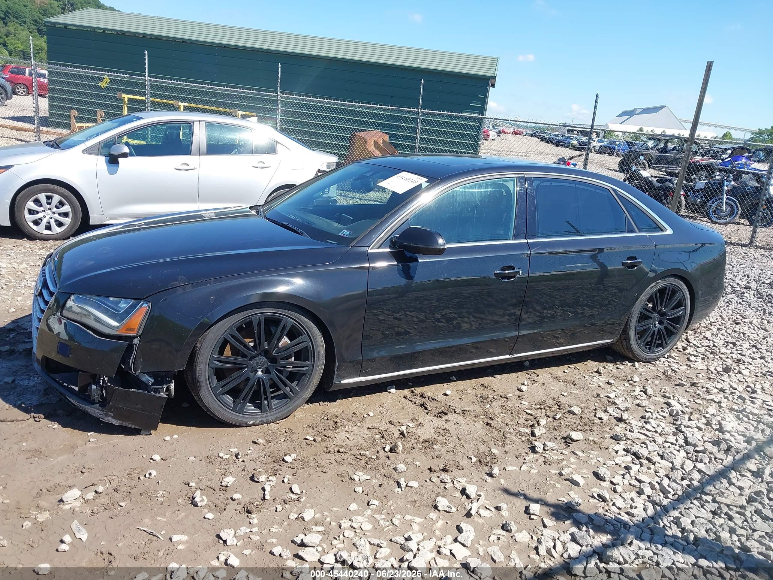 2014 Audi A8 L 3.0 Tdi Black vin: WAURMAFDXEN006813