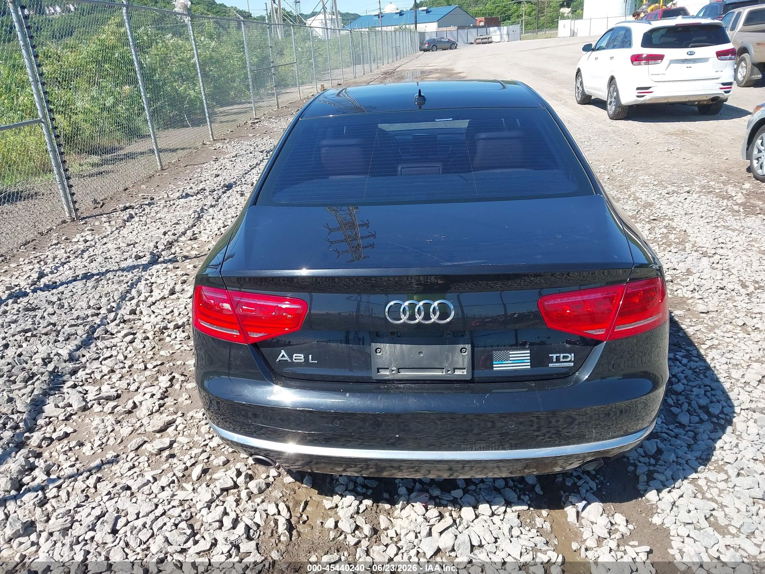 2014 Audi A8 L 3.0 Tdi Black vin: WAURMAFDXEN006813