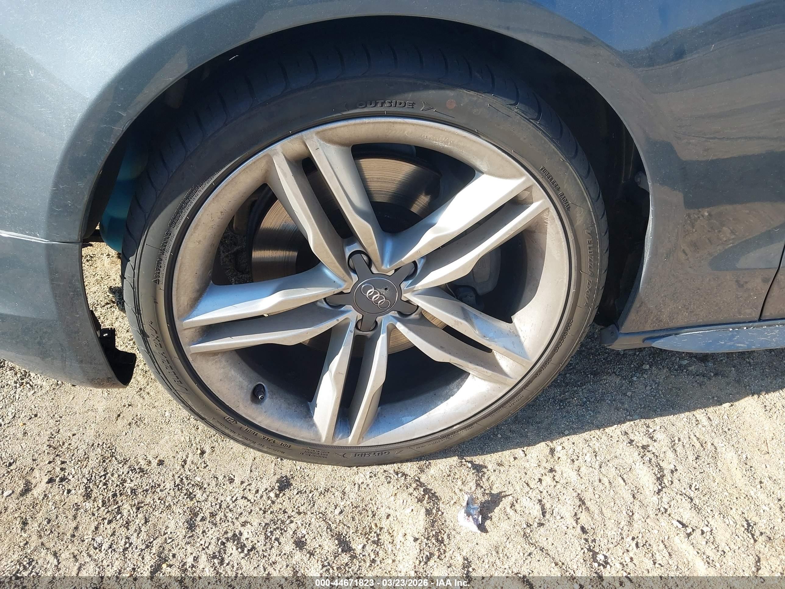 2008 Audi S5 4.2l Gray vin: WAURV78T08A009784