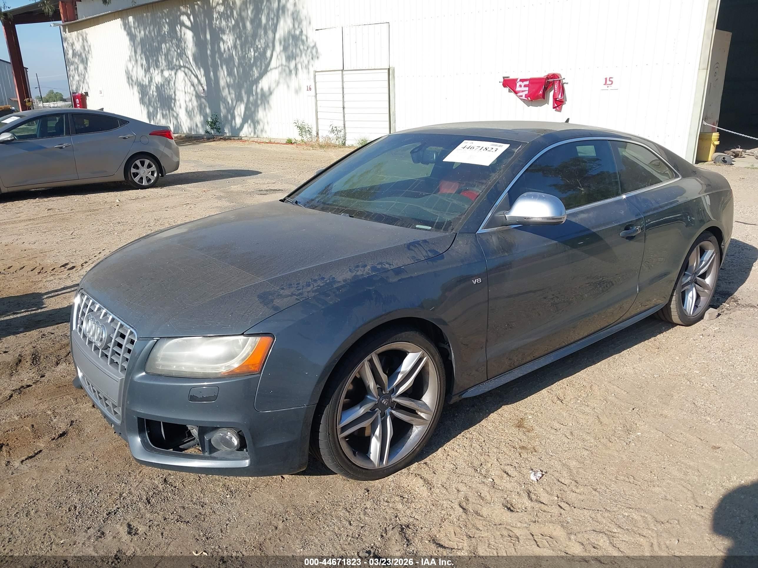 2008 Audi S5 4.2l Gray vin: WAURV78T08A009784