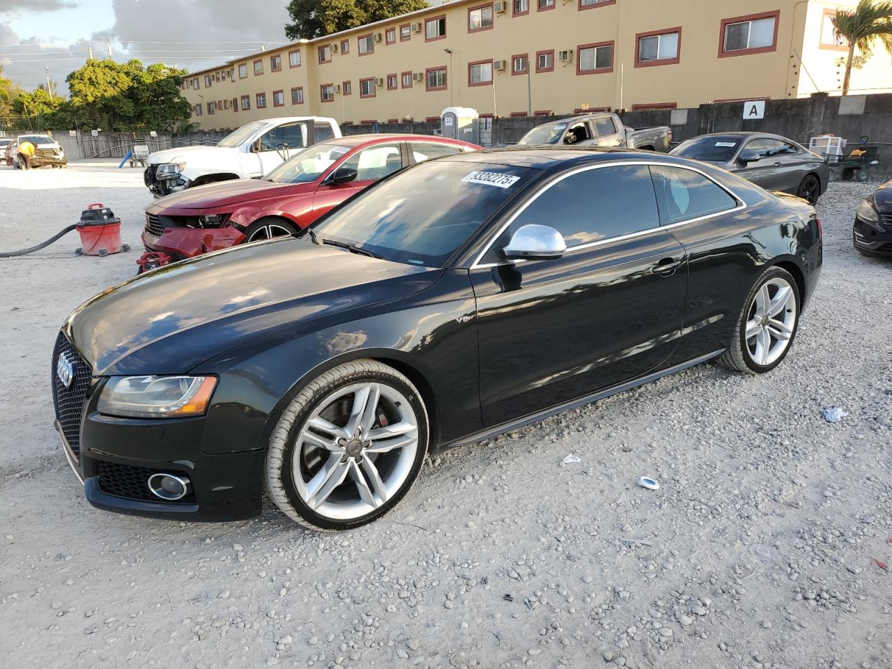 2008 Audi S5 Quattro Black vin: WAURV78T08A010725