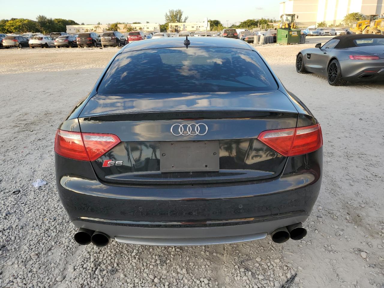 2008 Audi S5 Quattro Black vin: WAURV78T08A010725