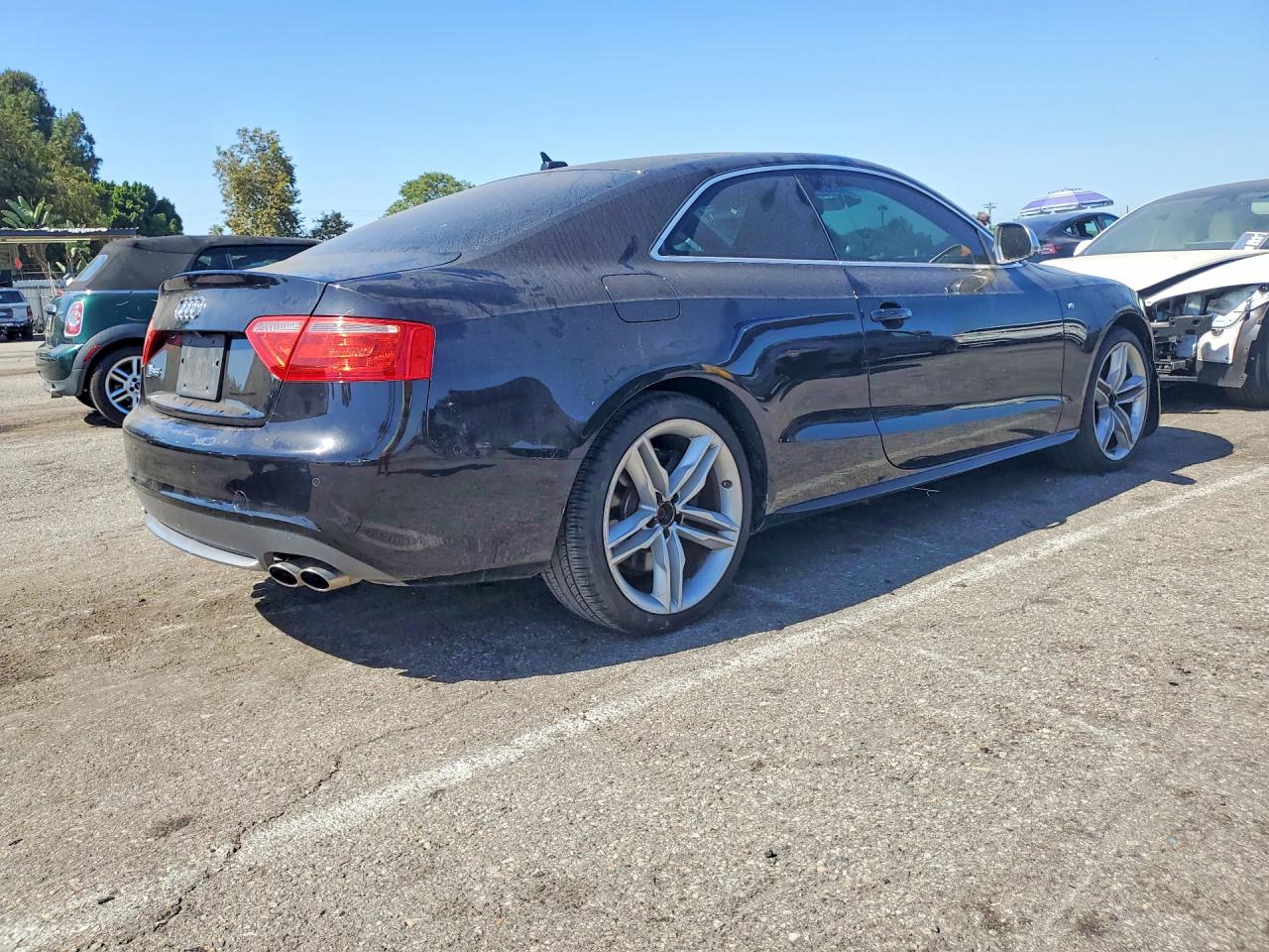 2008 Audi S5 Quattro Black vin: WAURV78T08A011082