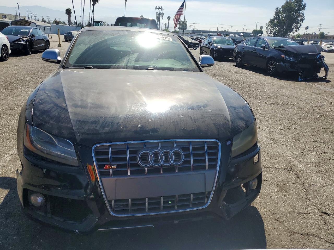2008 Audi S5 Quattro Black vin: WAURV78T08A011082