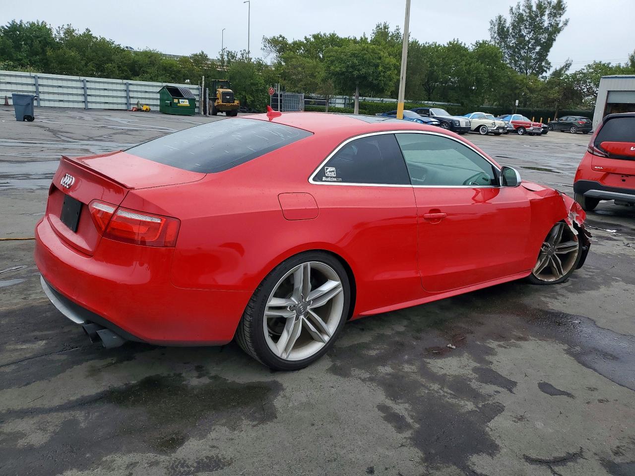 2008 Audi S5 Quattro Красный vin: WAURV78T08A011227