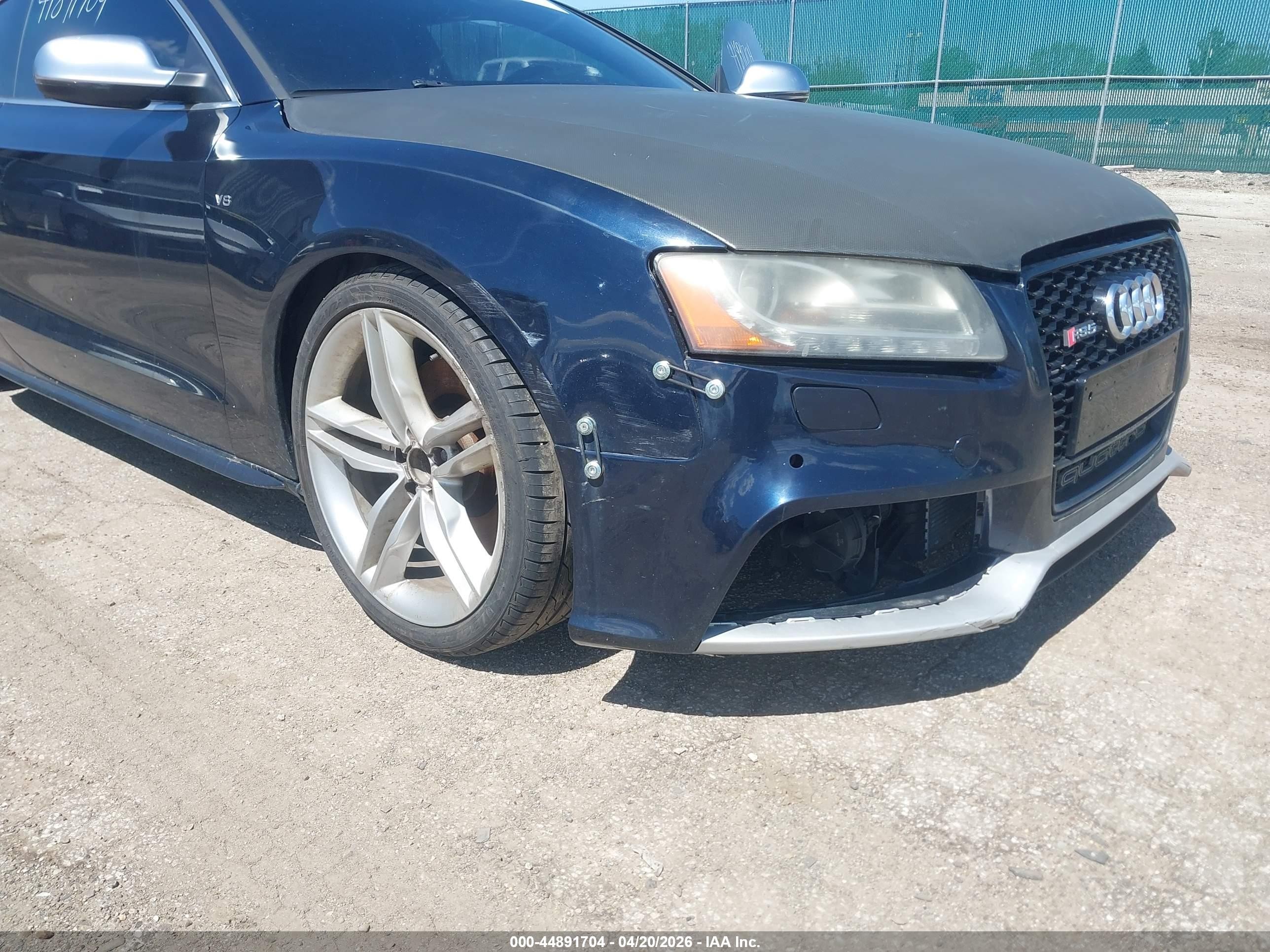 2008 Audi S5 4.2l Dark Blue vin: WAURV78T08A016881