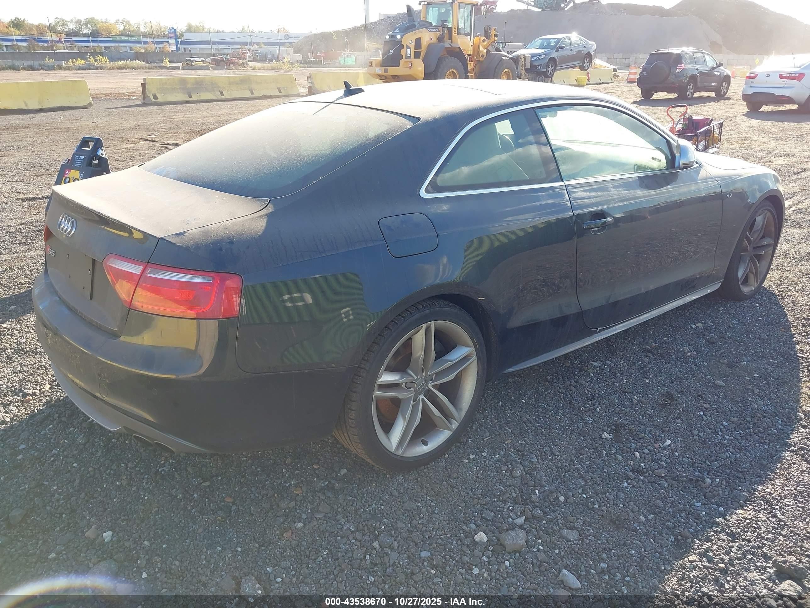 2008 Audi S5 4.2l Black vin: WAURV78T08A044101