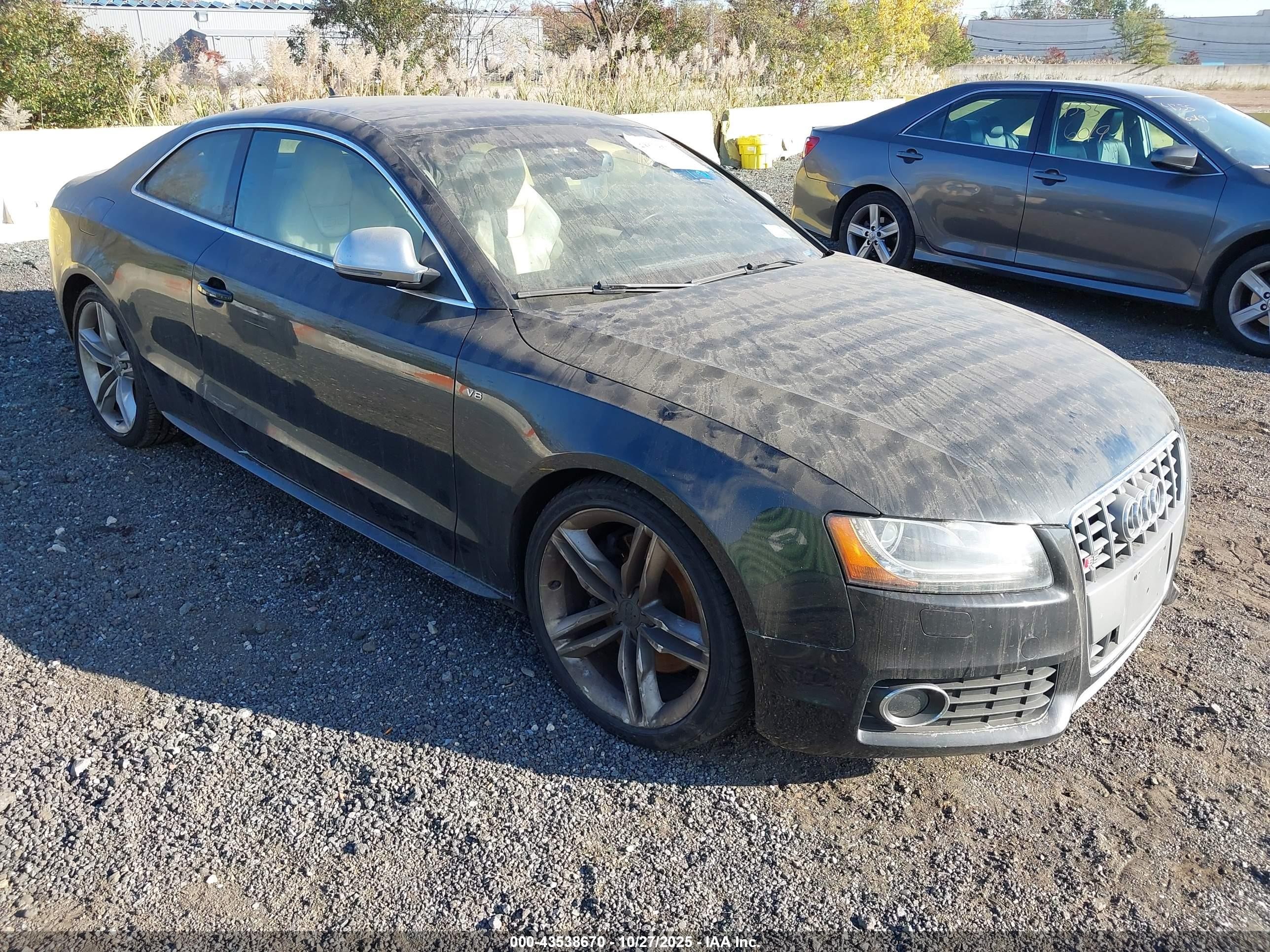 2008 Audi S5 4.2l Black vin: WAURV78T08A044101