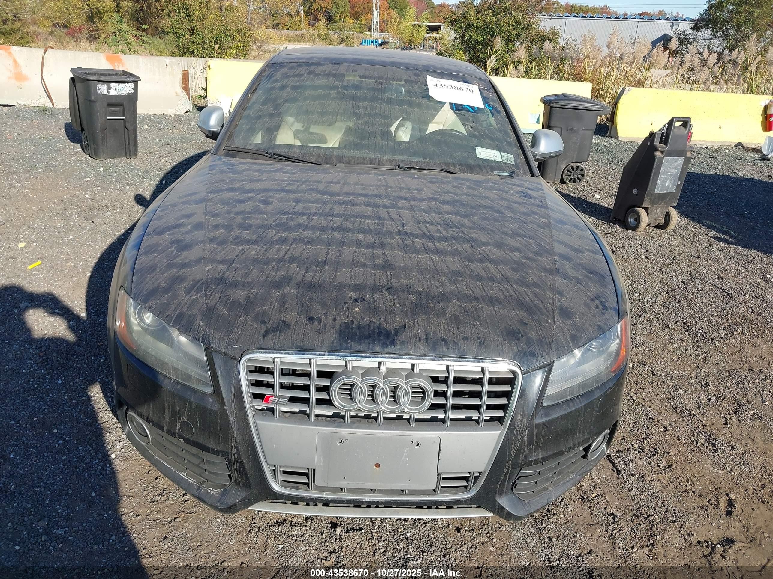 2008 Audi S5 4.2l Black vin: WAURV78T08A044101
