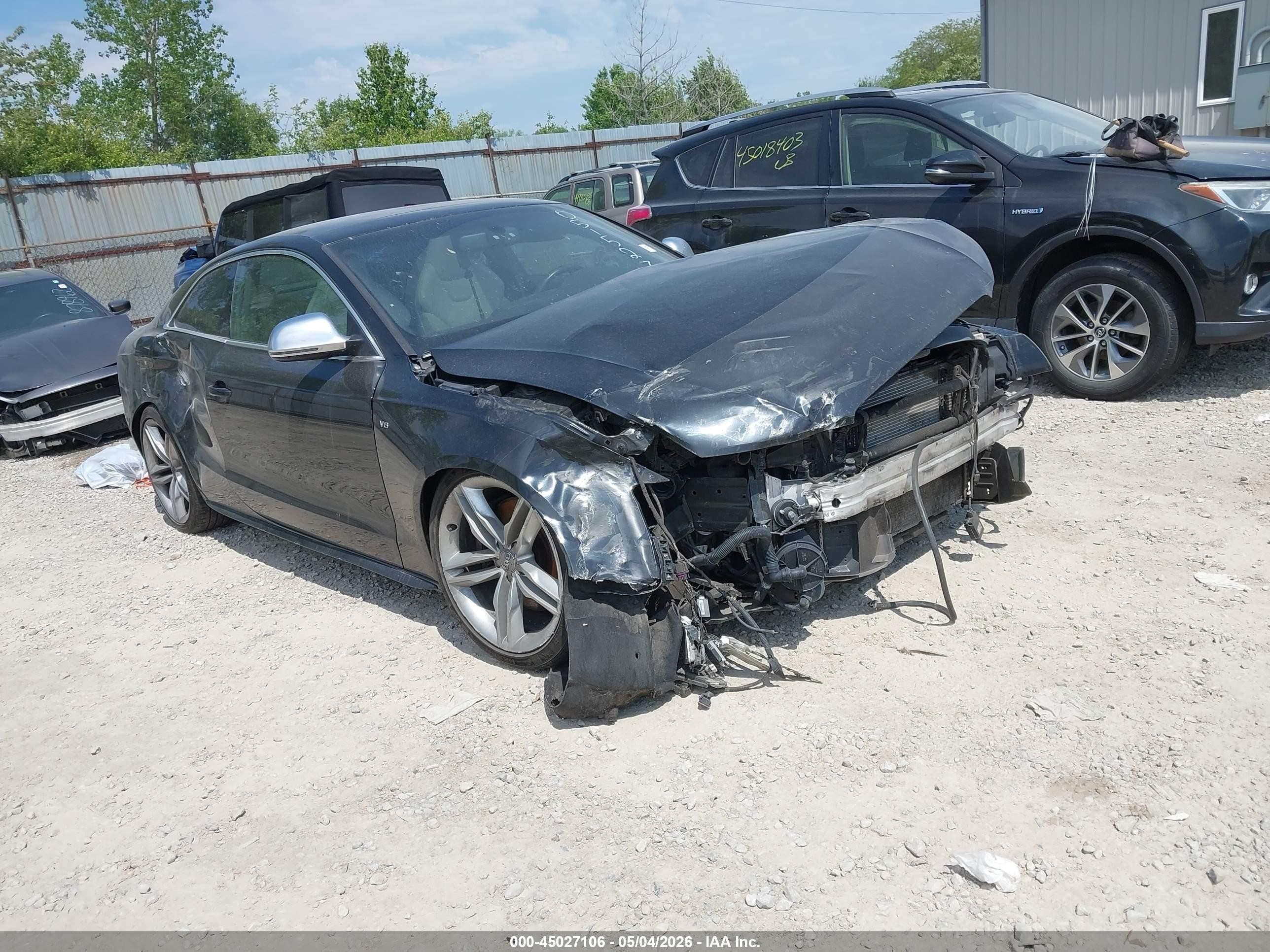 2009 Audi S5 4.2l Black vin: WAURV78T19A051527