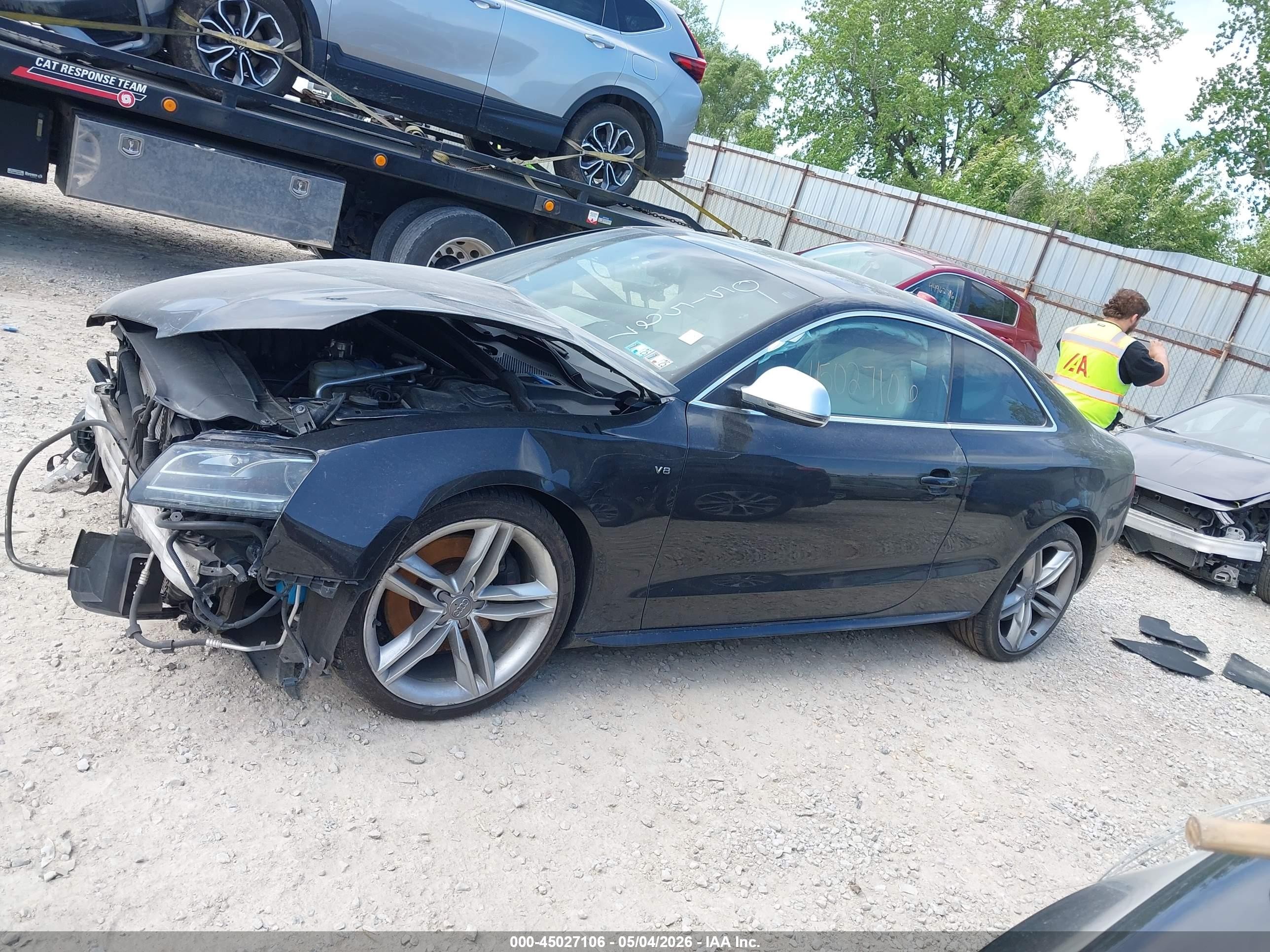 2009 Audi S5 4.2l Black vin: WAURV78T19A051527