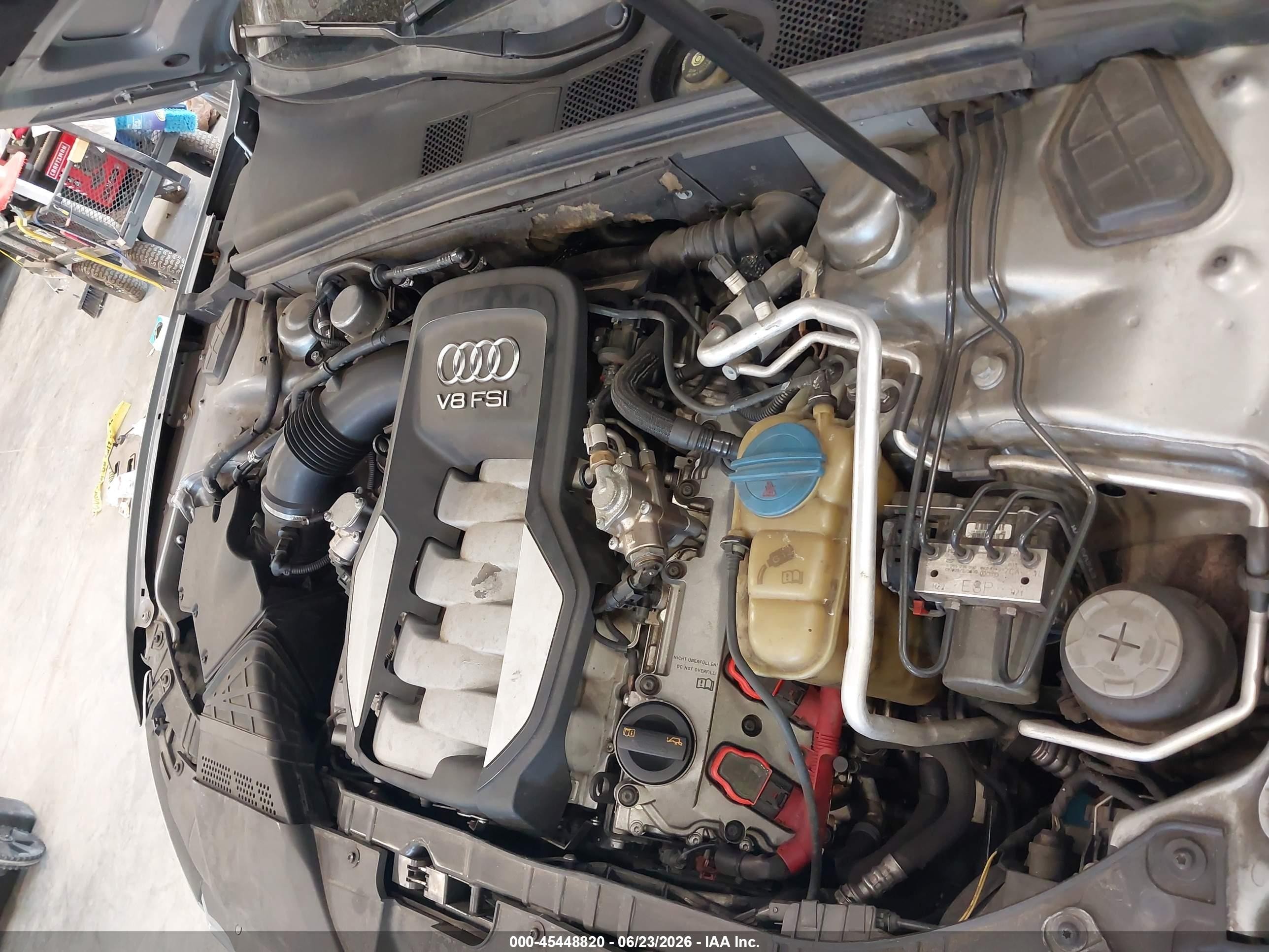 2009 Audi S5 4.2l Gray vin: WAURV78T99A025600