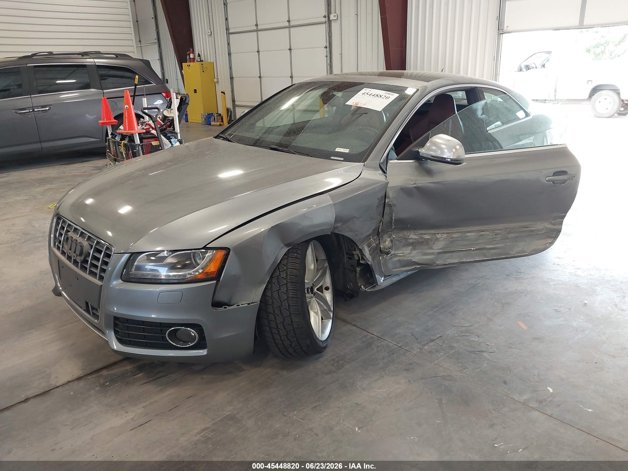 2009 Audi S5 4.2l Gray vin: WAURV78T99A025600