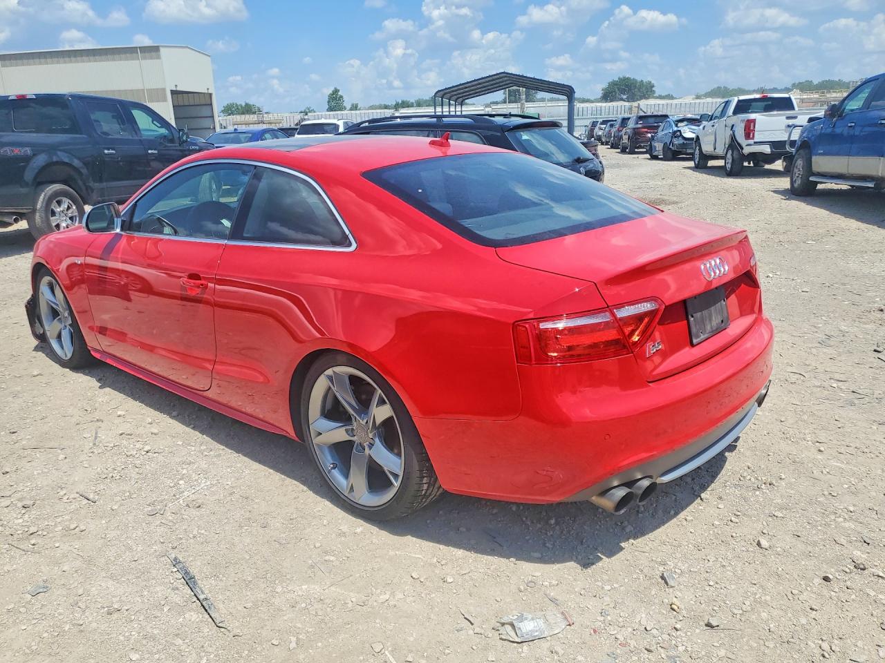 2009 Audi S5 Quattro Red vin: WAURV78TX9A032443
