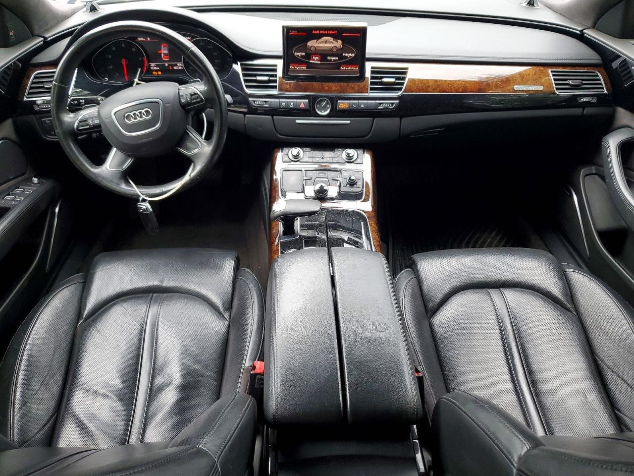 2011 Audi A8 L Quattro Black vin: WAURVAFD1BN011312