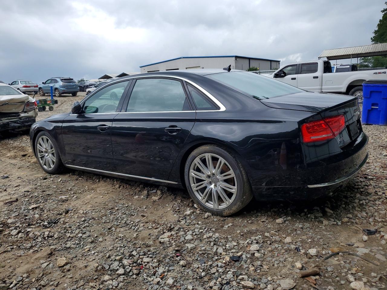 2011 Audi A8 L Quattro Black vin: WAURVAFD1BN011312