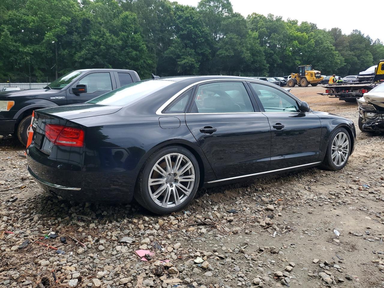 2011 Audi A8 L Quattro Black vin: WAURVAFD1BN011312
