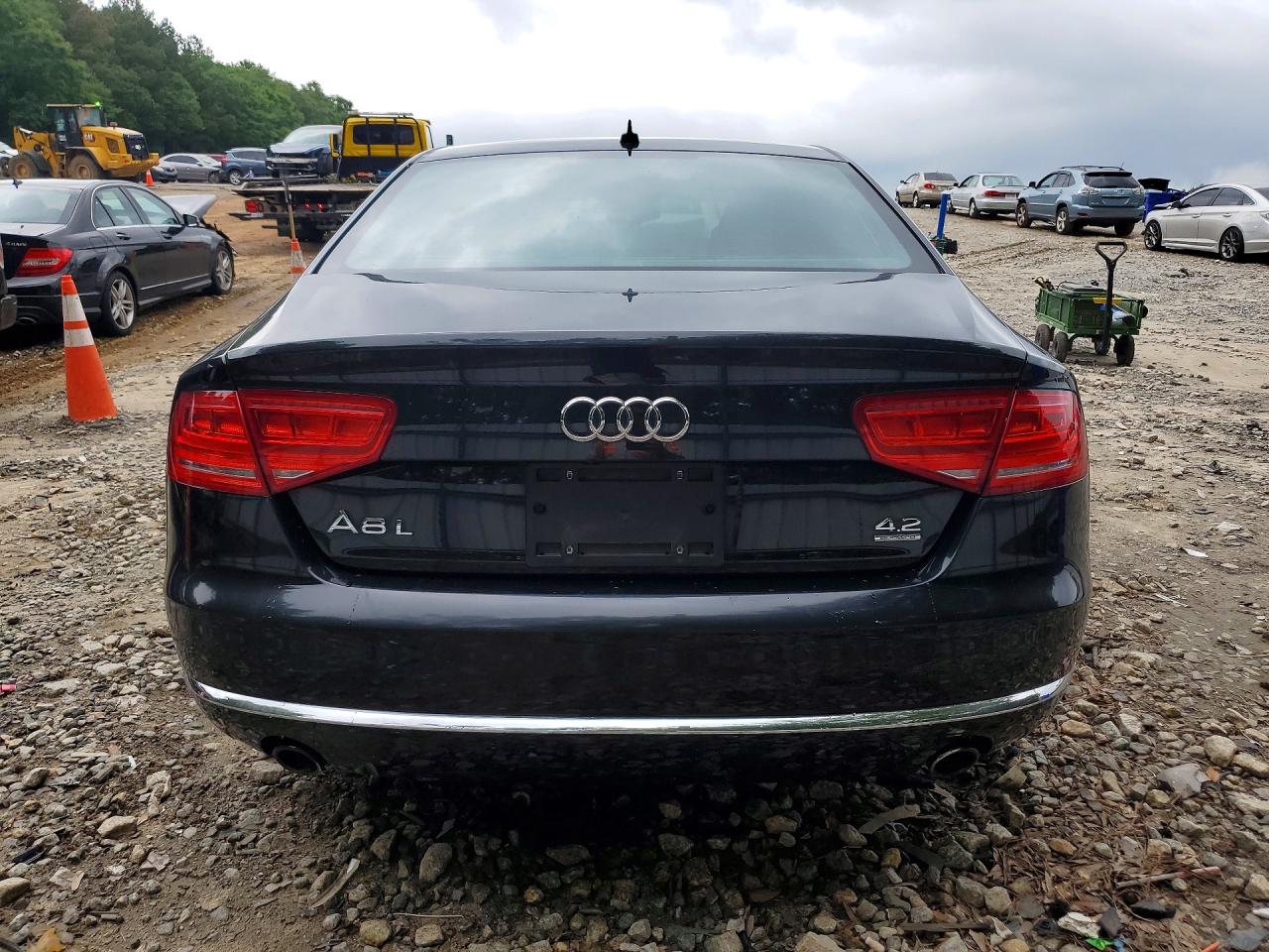 2011 Audi A8 L Quattro Black vin: WAURVAFD1BN011312