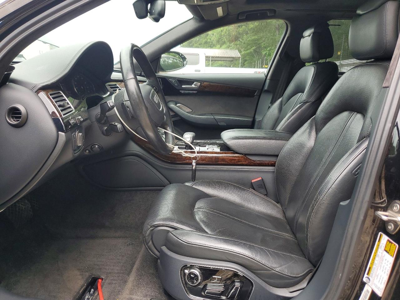 2011 Audi A8 L Quattro Black vin: WAURVAFD1BN011312