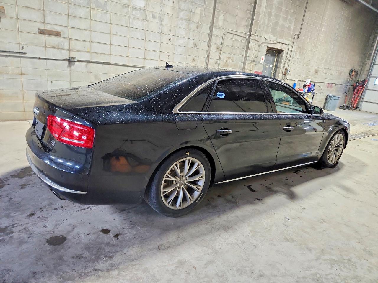 2012 Audi A8 L Quattro Black vin: WAURVAFD1CN006984