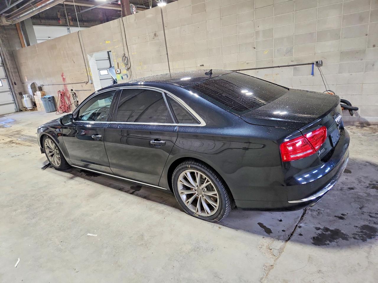 2012 Audi A8 L Quattro Black vin: WAURVAFD1CN006984