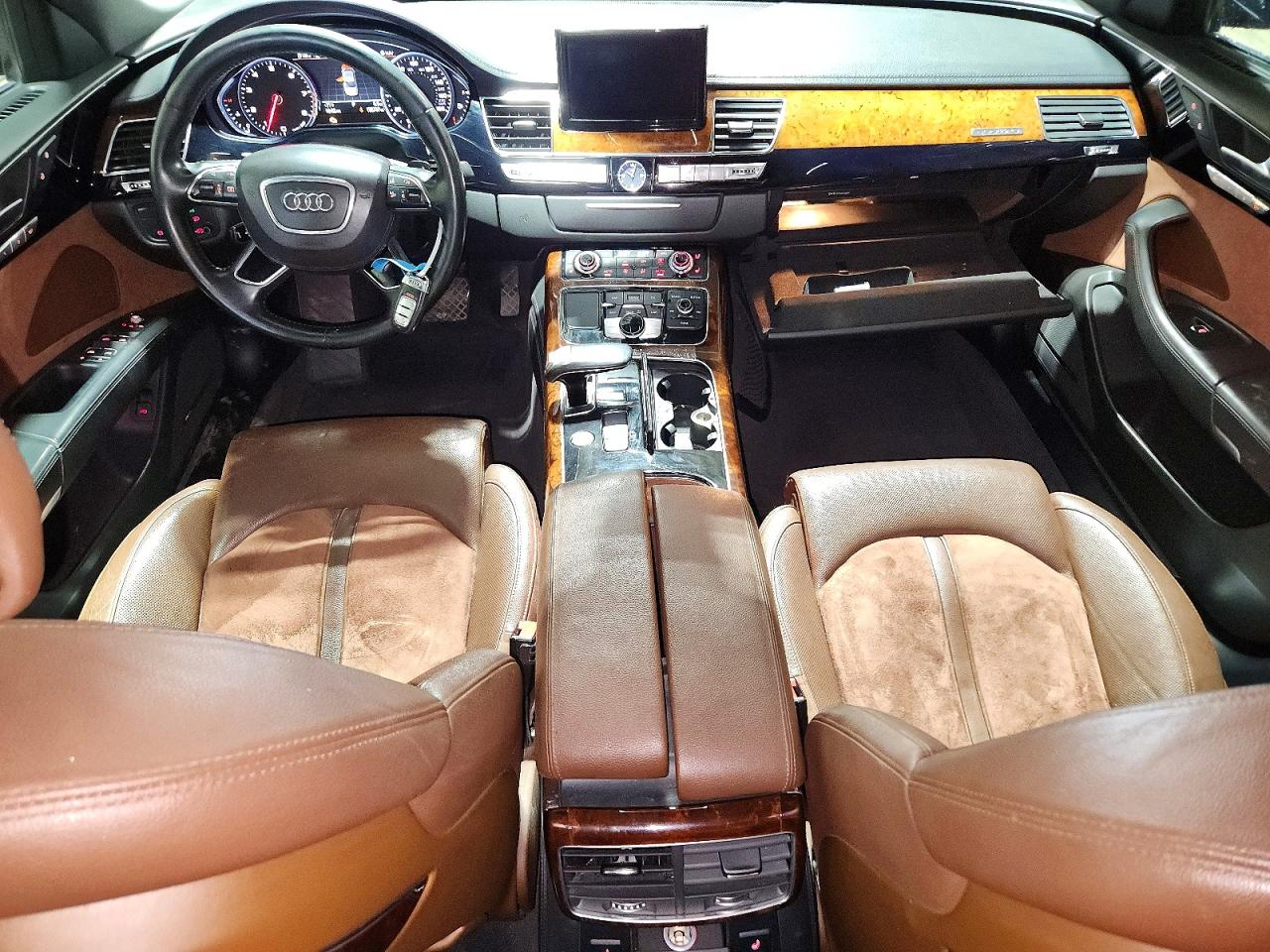2012 Audi A8 L Quattro Black vin: WAURVAFD1CN006984