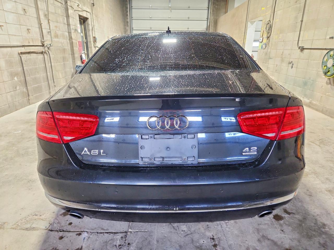 2012 Audi A8 L Quattro Black vin: WAURVAFD1CN006984