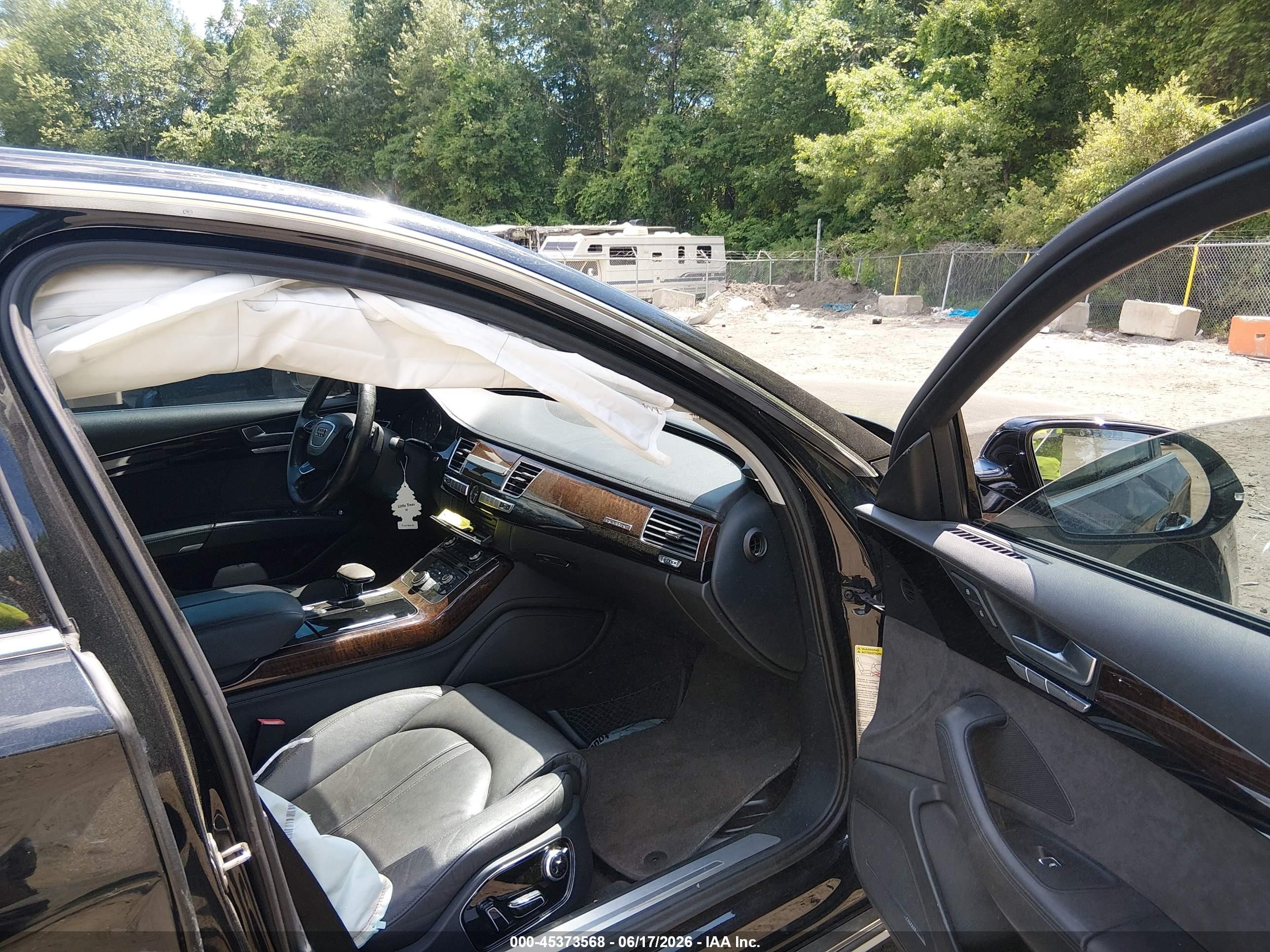 2012 Audi A8 L L 4.2 (tiptronic) (no Longer Orderable) Black vin: WAURVAFD2CN006606