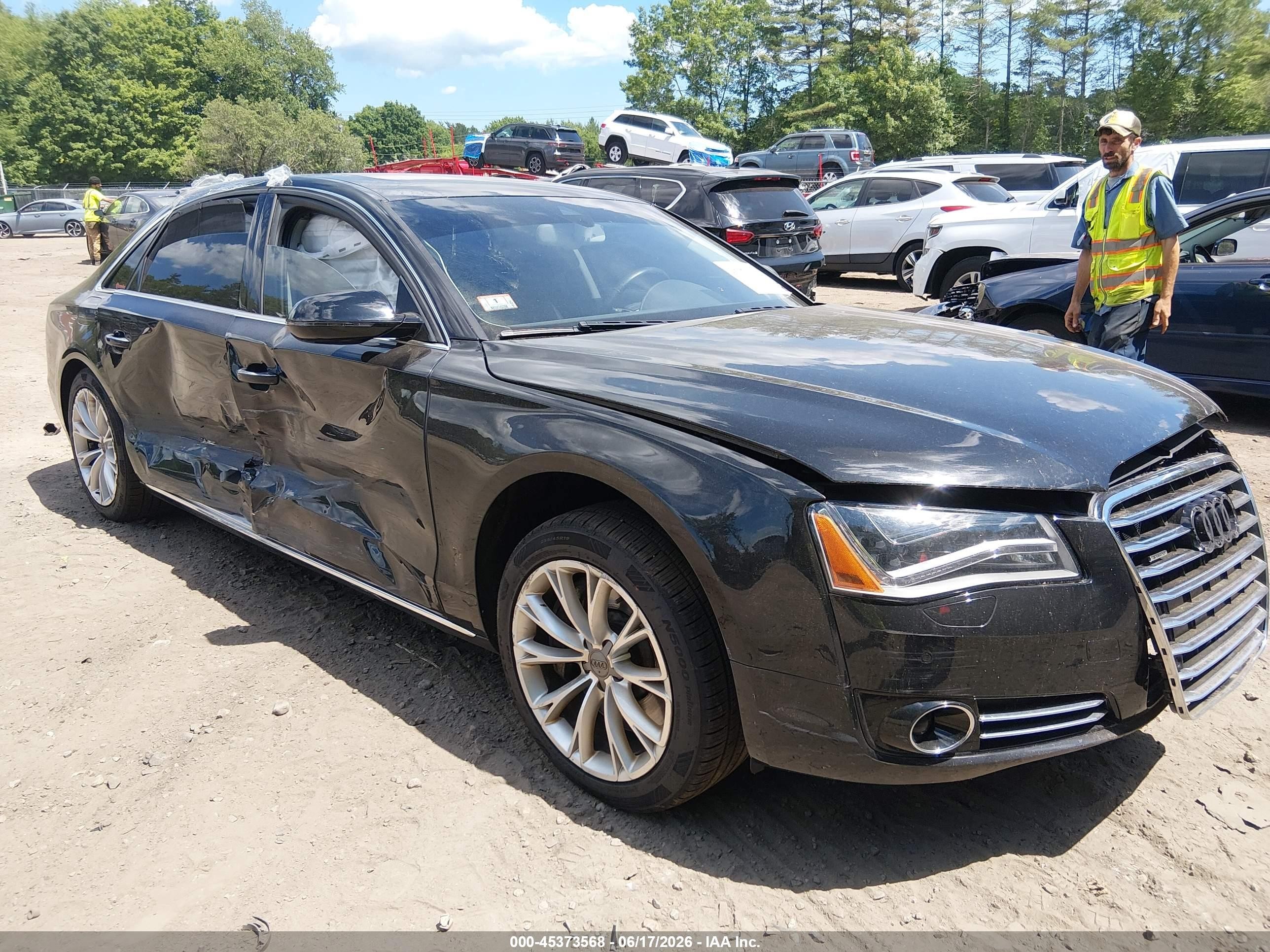 2012 Audi A8 L L 4.2 (tiptronic) (no Longer Orderable) Black vin: WAURVAFD2CN006606