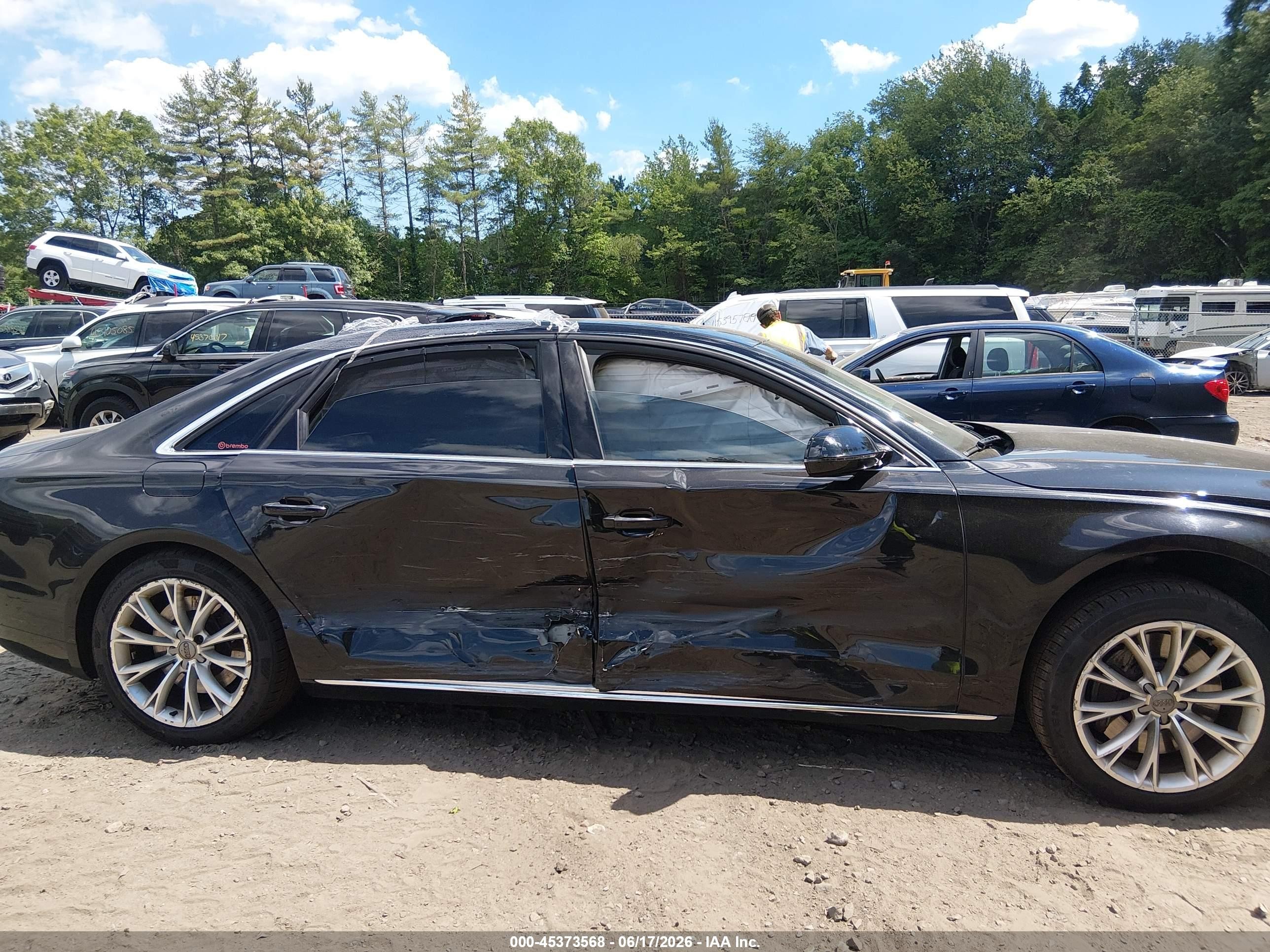 2012 Audi A8 L L 4.2 (tiptronic) (no Longer Orderable) Black vin: WAURVAFD2CN006606