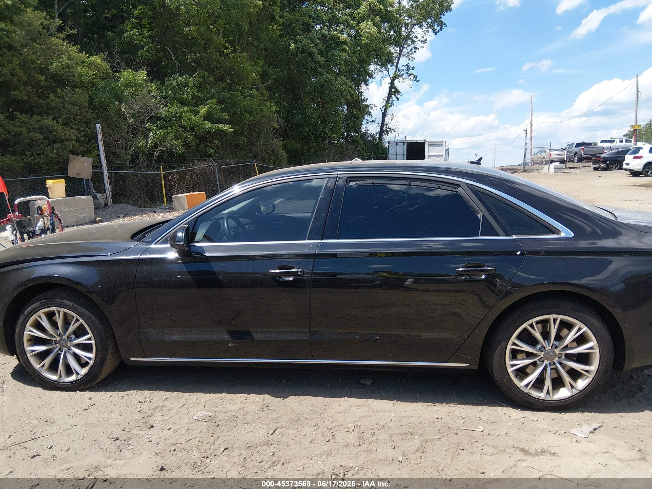 2012 Audi A8 L L 4.2 (tiptronic) (no Longer Orderable) Black vin: WAURVAFD2CN006606