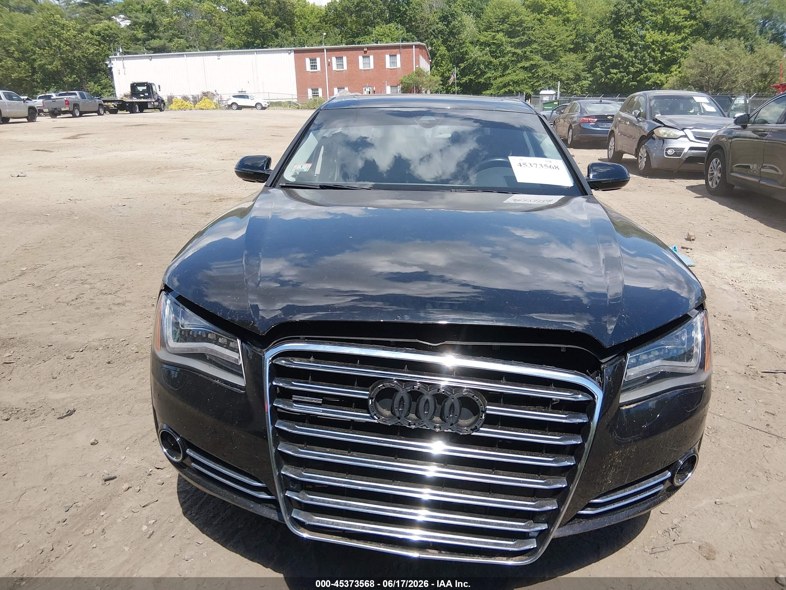 2012 Audi A8 L L 4.2 (tiptronic) (no Longer Orderable) Black vin: WAURVAFD2CN006606