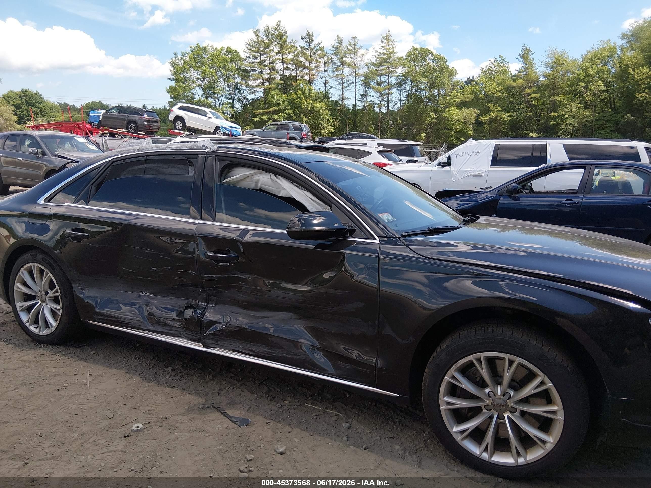 2012 Audi A8 L L 4.2 (tiptronic) (no Longer Orderable) Black vin: WAURVAFD2CN006606