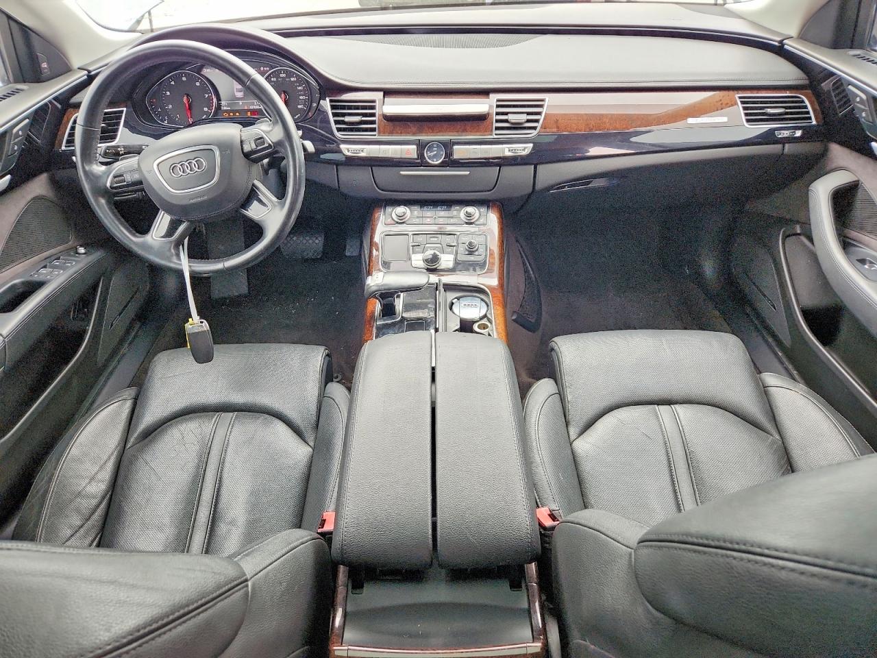 2012 Audi A8 L Quattro Silver vin: WAURVAFD2CN009652
