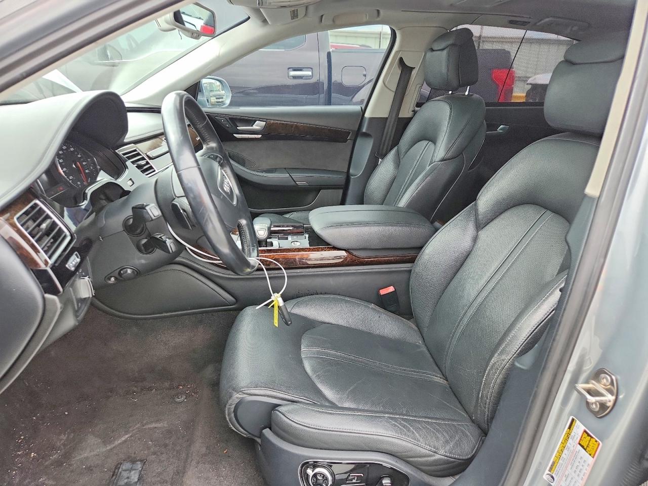 2012 Audi A8 L Quattro Silver vin: WAURVAFD2CN009652