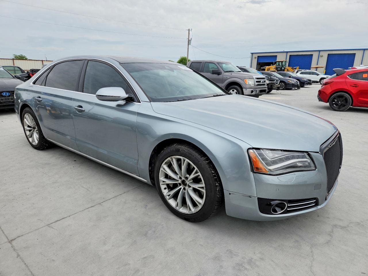 2012 Audi A8 L Quattro Silver vin: WAURVAFD2CN009652