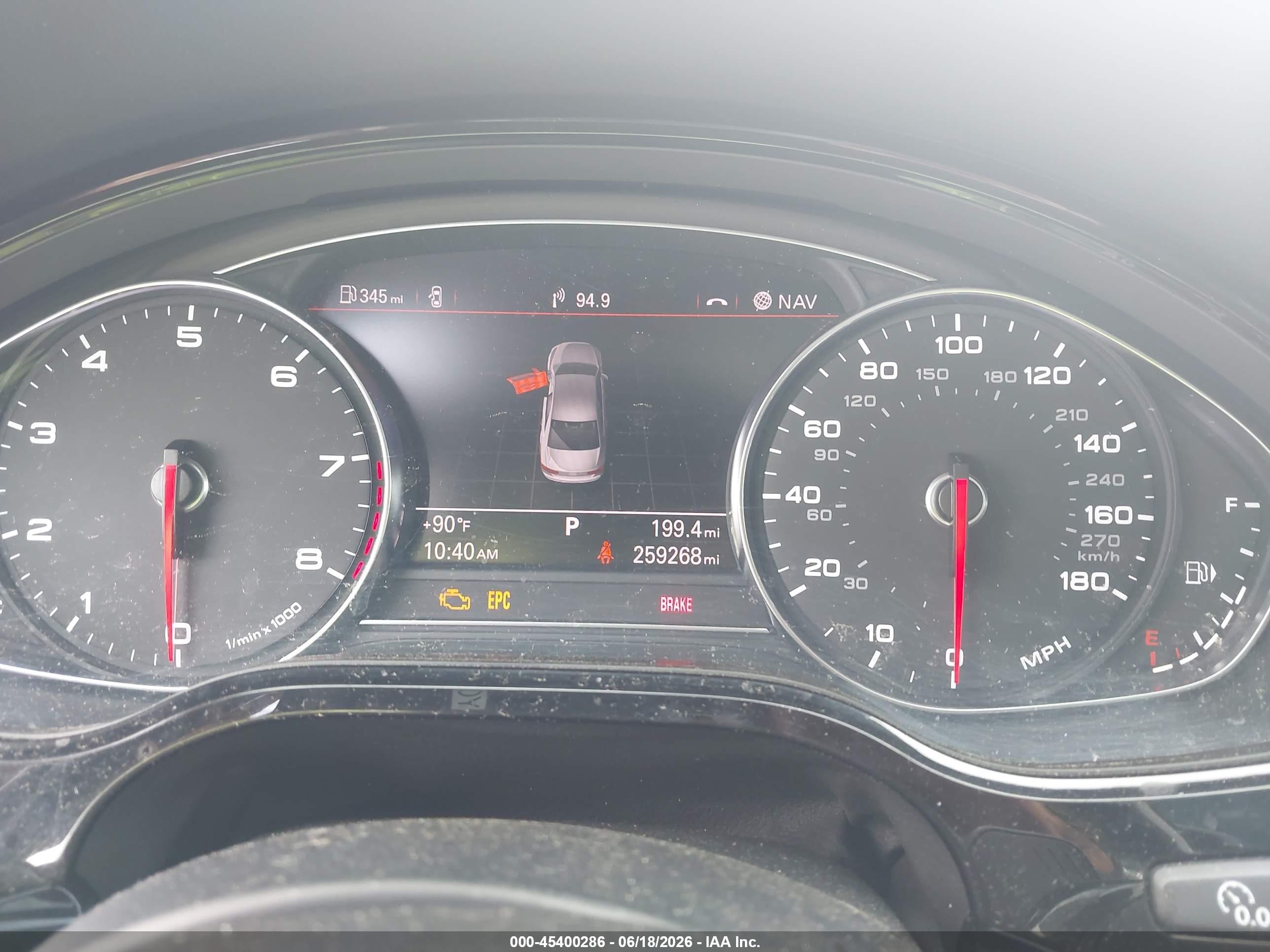2011 Audi A8 L 4.2 Black vin: WAURVAFD3BN005205