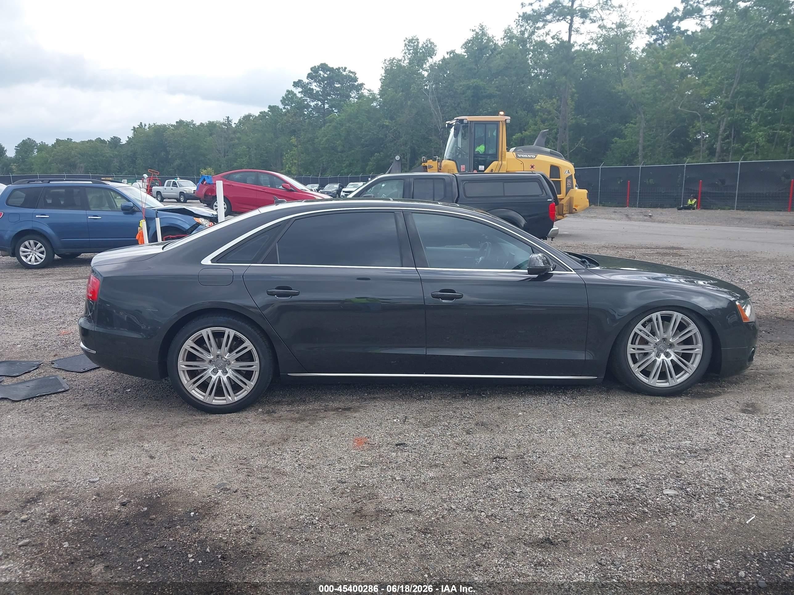 2011 Audi A8 L 4.2 Black vin: WAURVAFD3BN005205